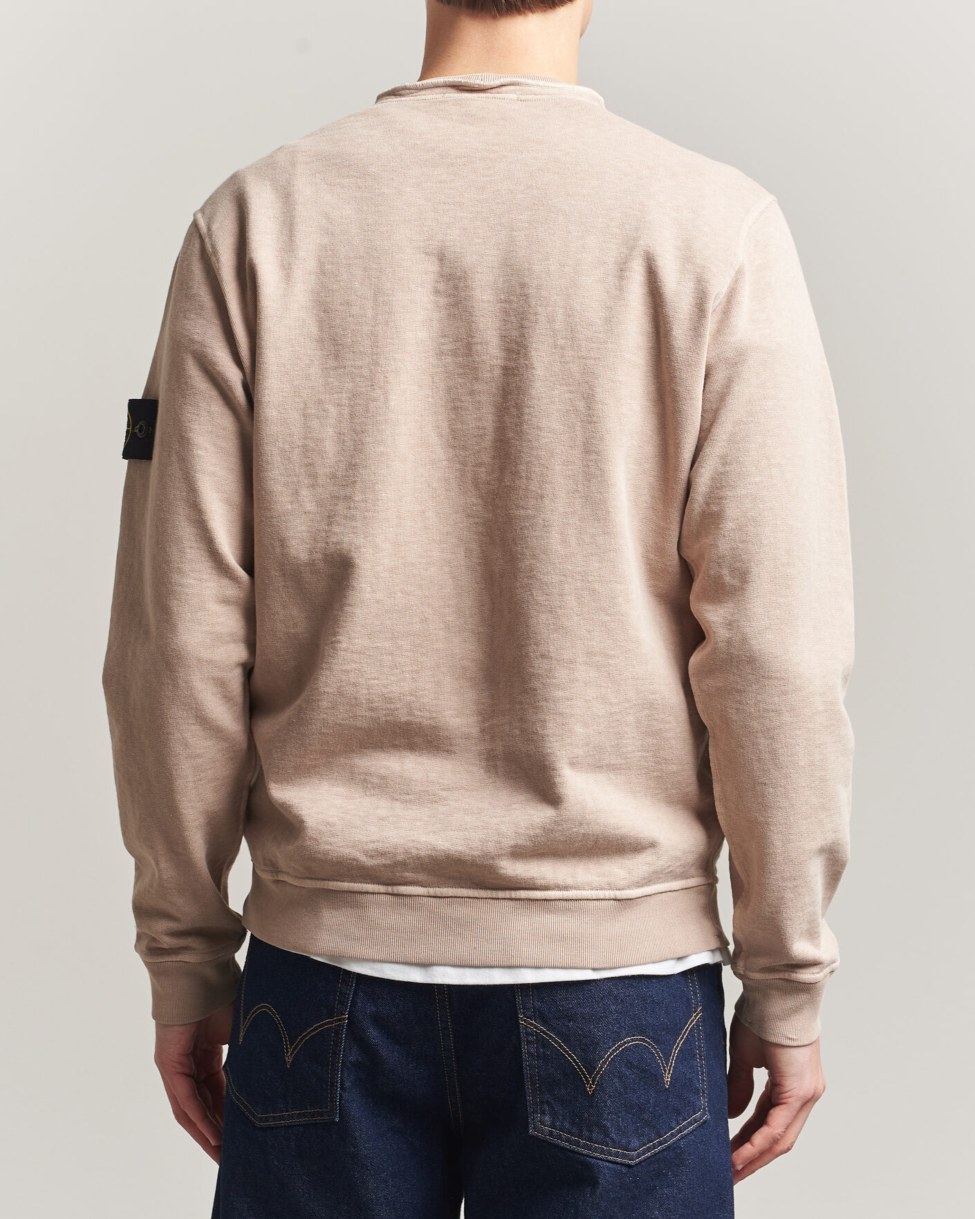 Uomini | Maglieria | Stone Island | Old Dyed Cotton Sweatshirt Desert