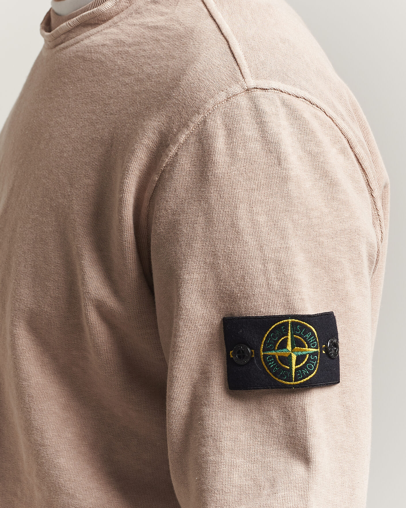 Uomini | Maglieria | Stone Island | Old Dyed Cotton Sweatshirt Desert