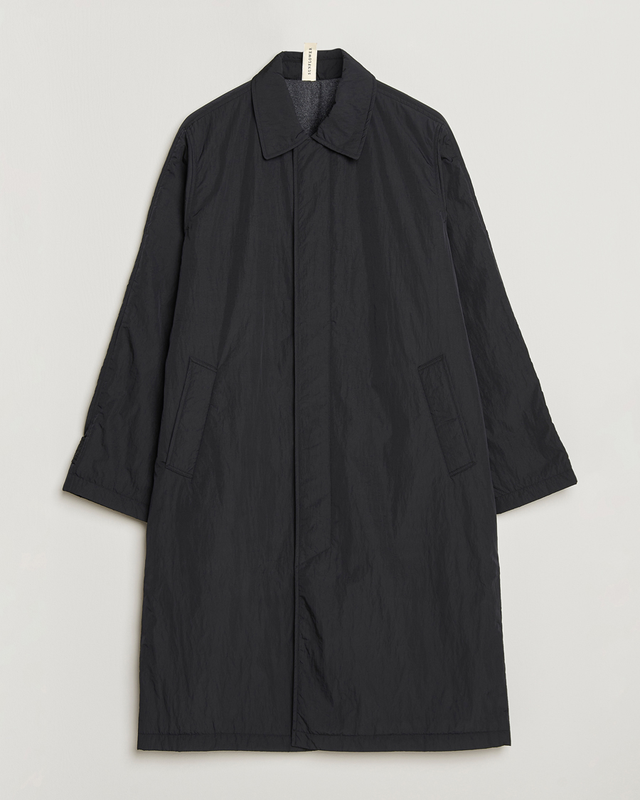 Uomini | Giacche | Sunflower | Relaxed Nylon Coat Black