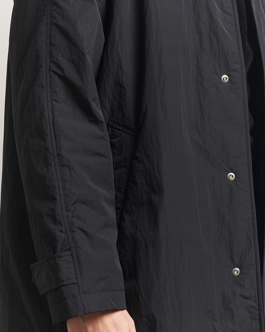 Uomini | Giacche | Sunflower | Relaxed Nylon Coat Black