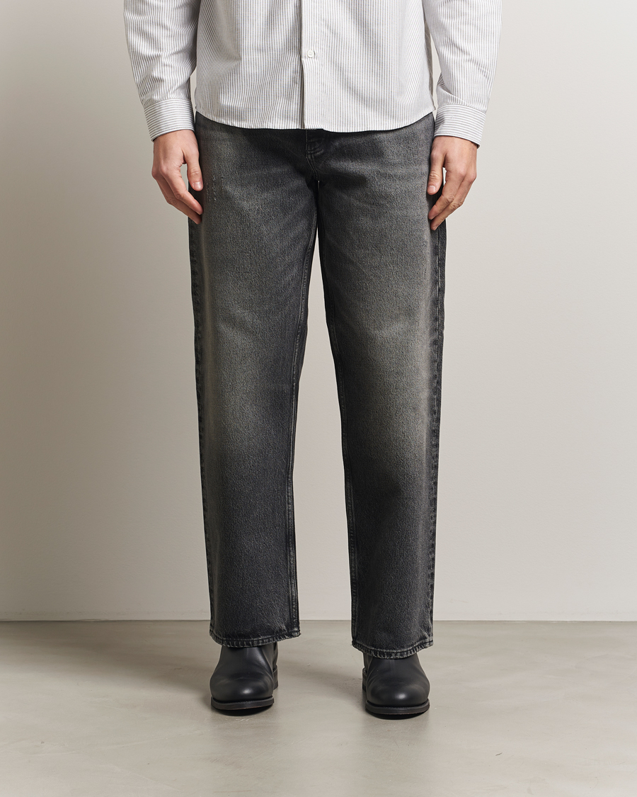 Uomini | Jeans | Sunflower | Loose Jeans New Black Worn
