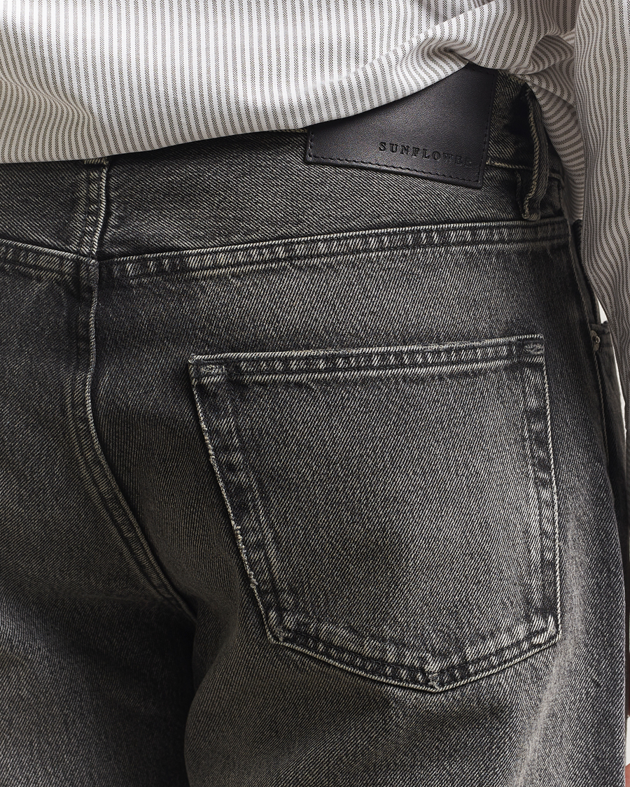 Uomini | Jeans | Sunflower | Loose Jeans New Black Worn