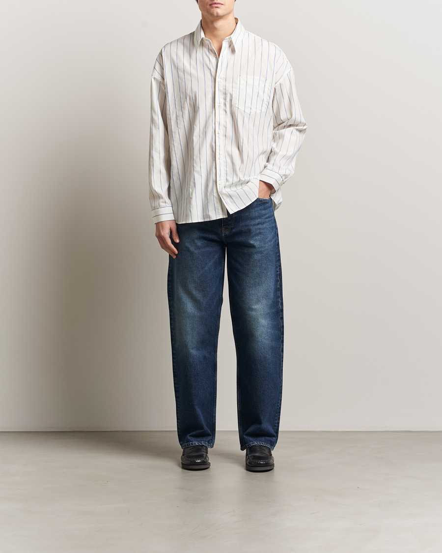 Uomini | Jeans | Sunflower | Loose Jeans Dark Blue Worn