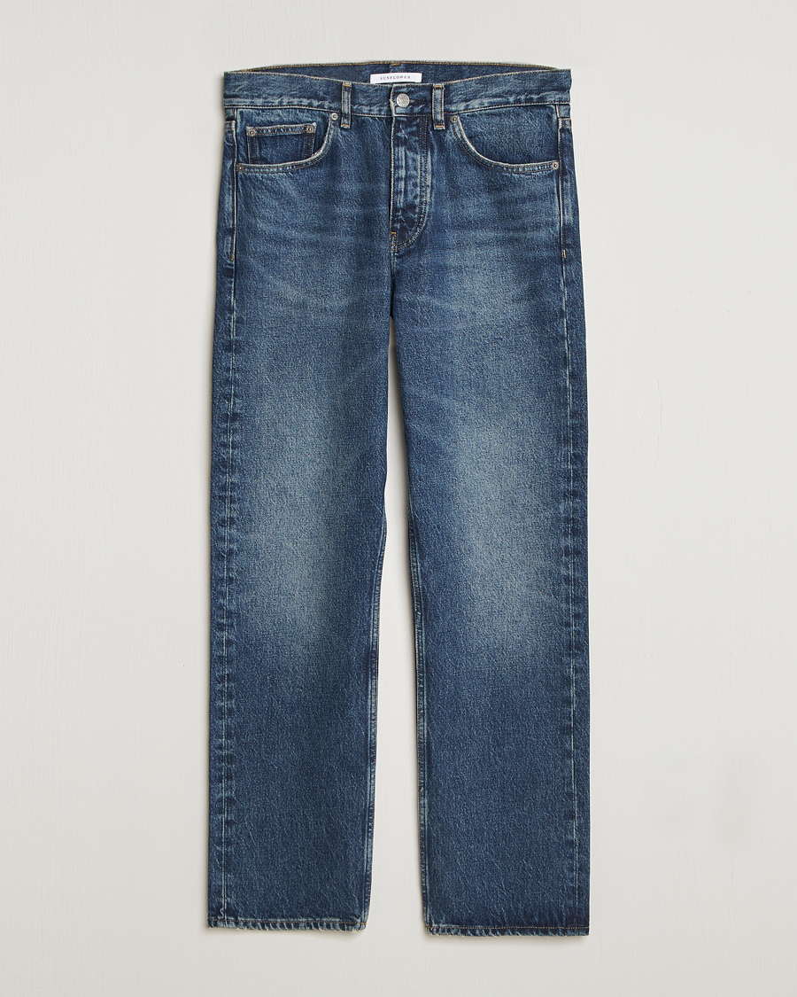 Uomini | Pantaloni | Sunflower | Standard Jeans Dark Blue Worn