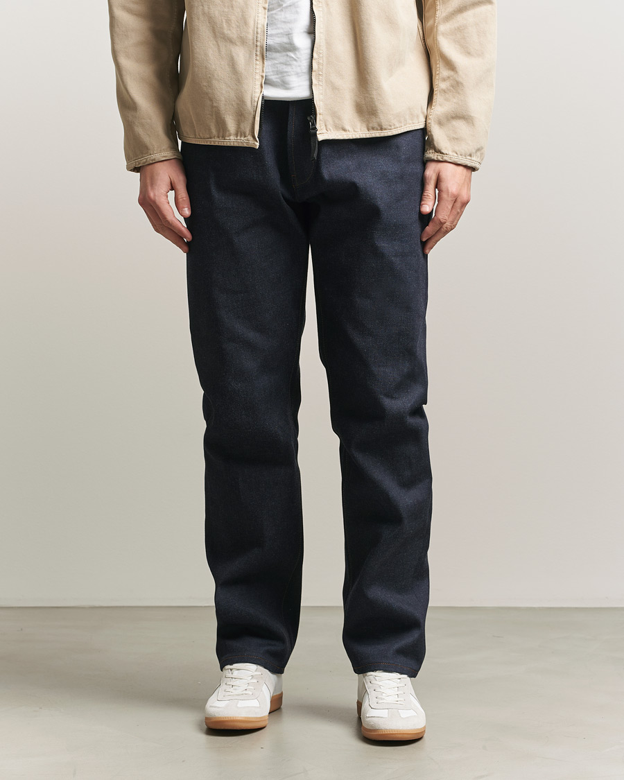Uomini | Jeans | Stone Island | Straight Fit Raw Denim Jeans Blue