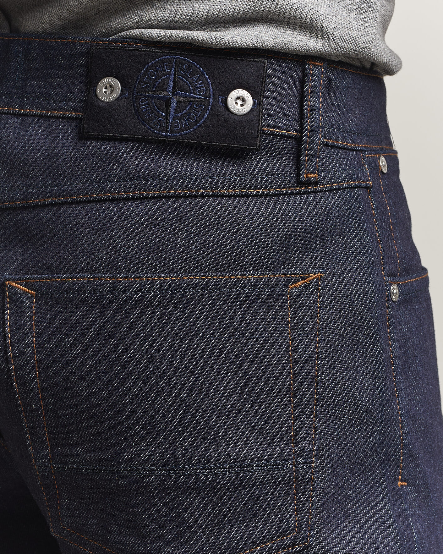 Uomini | Pantaloni | Stone Island | Straight Fit Jeans Blue Raw