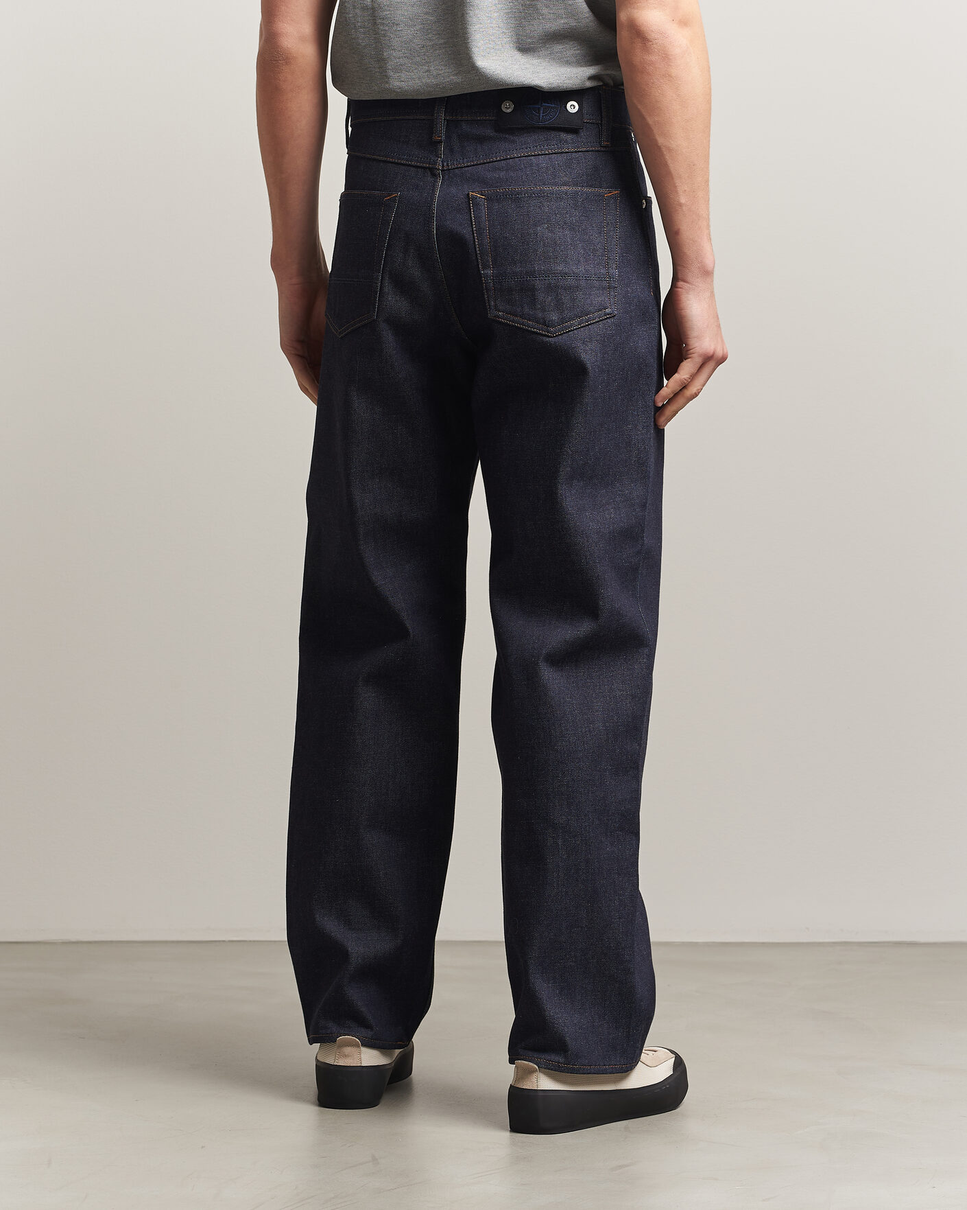 Uomini | Jeans | Stone Island | Loose Fit Denim Jeans Blue Raw