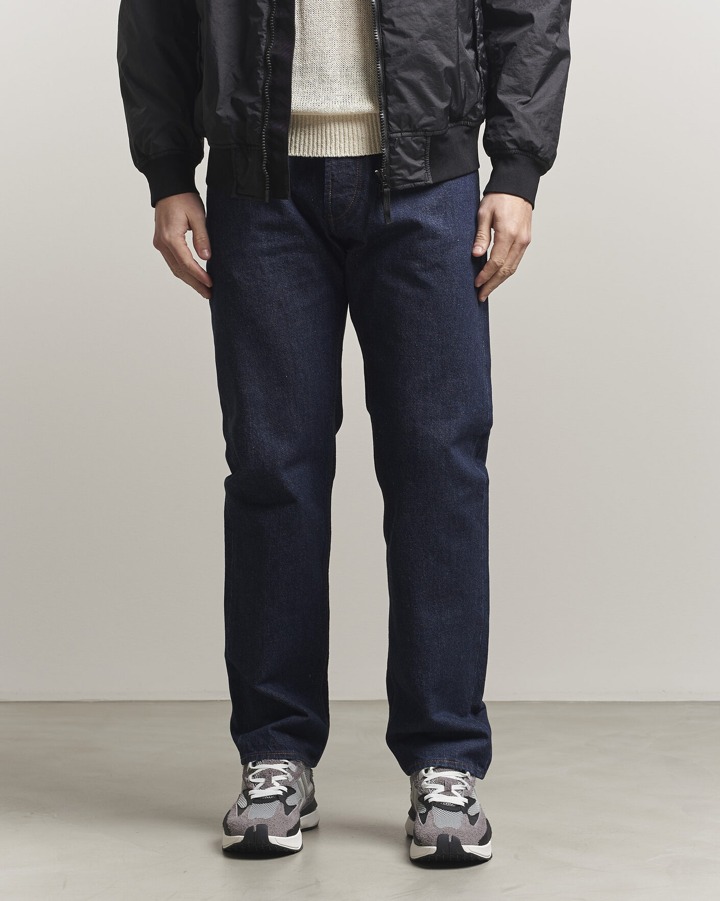 Uomini | Jeans | Stone Island | Straight Fit Denim Jeans Blue Rinse