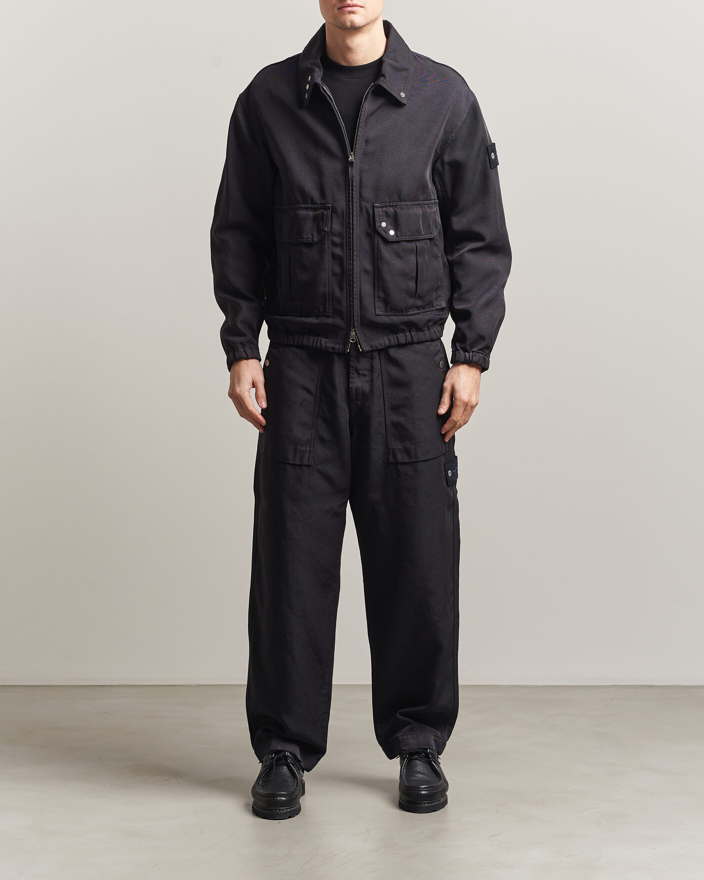 Uomini | Pantaloni | Stone Island | Workwear Trousers Navy Blue