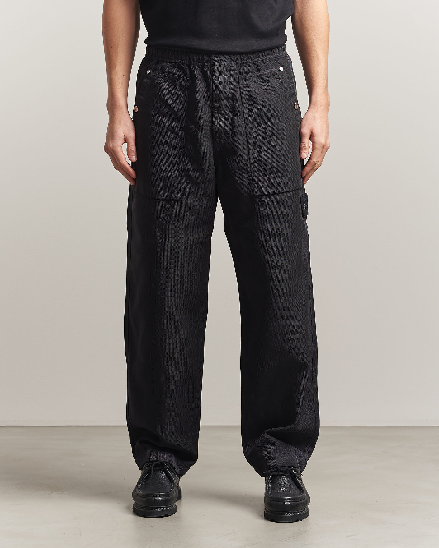 Uomini | Pantaloni | Stone Island | Workwear Trousers Navy Blue