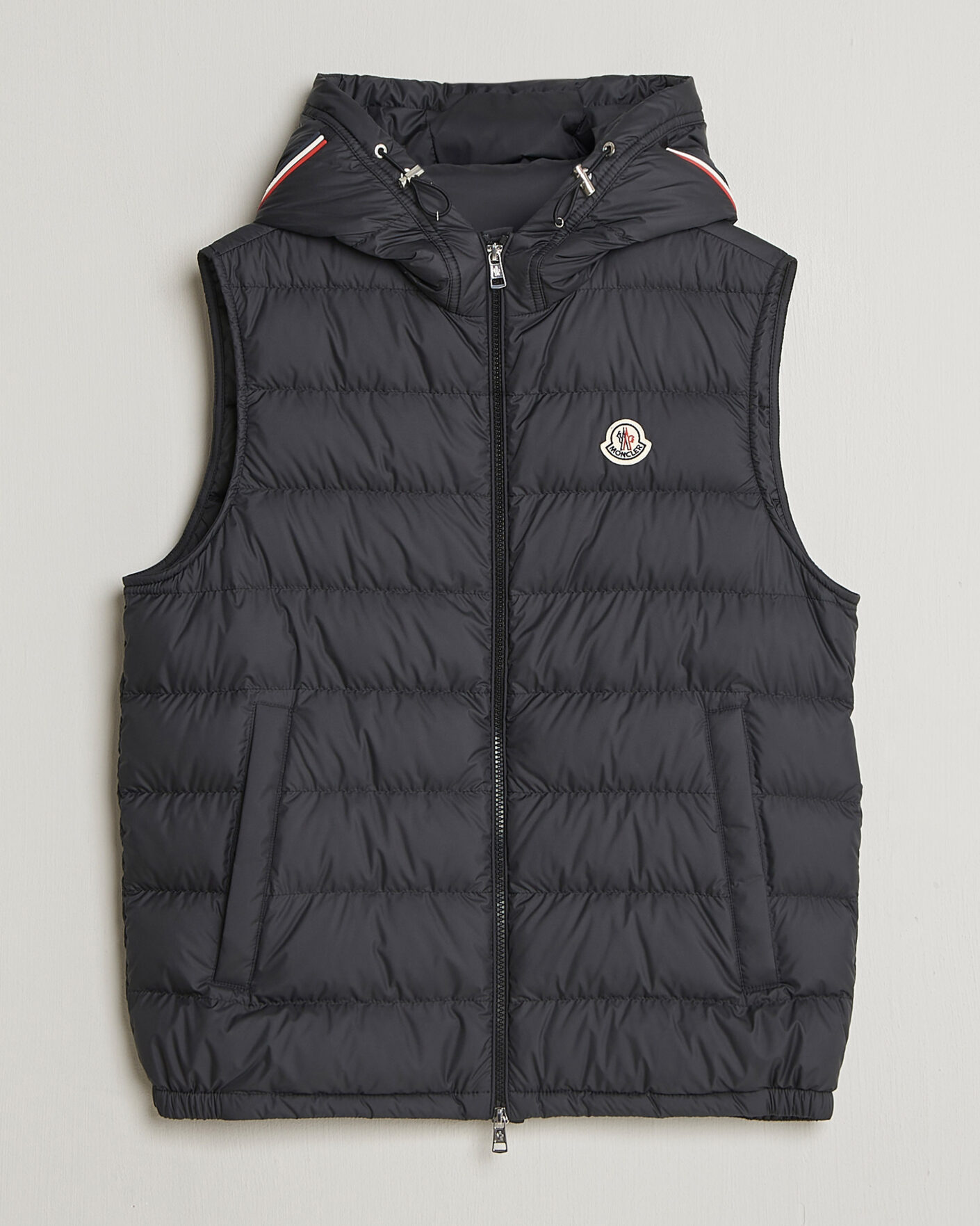 Uomini | Gilet | Moncler | Marseillan Hooded Down Vest Black
