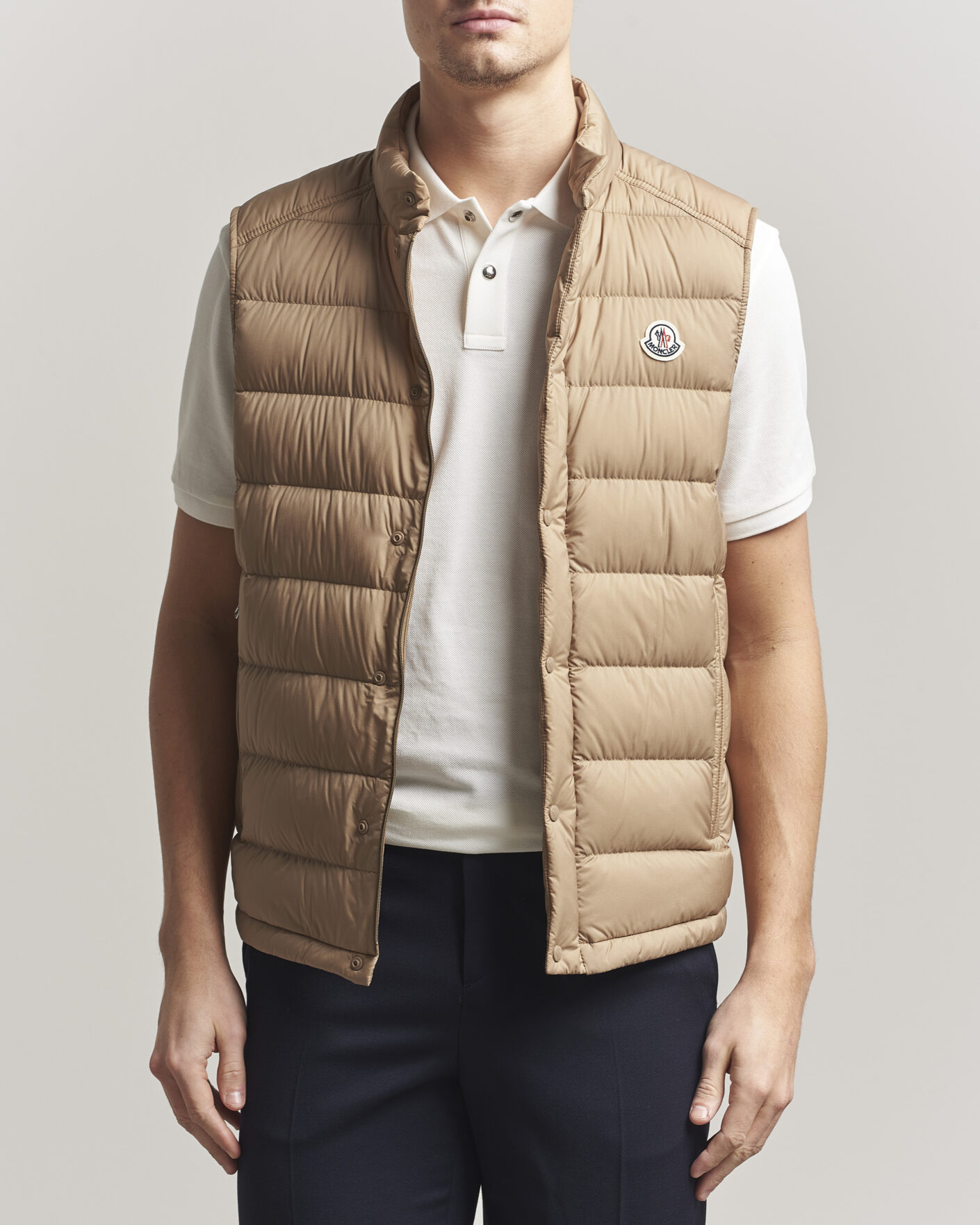 Uomini | Gilet | Moncler | Barthe Down Vest Tan