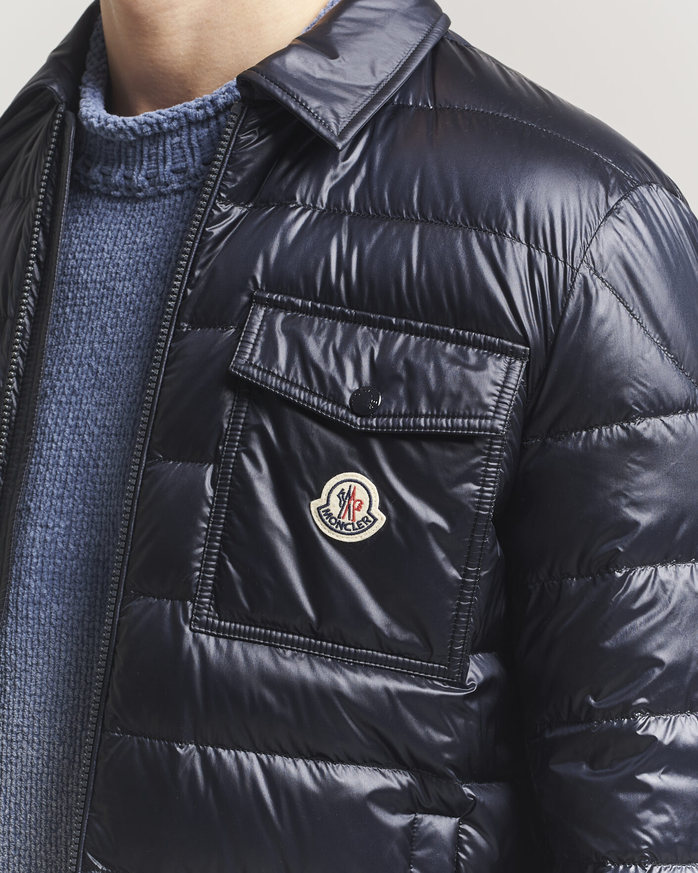 Uomini | Giacche | Moncler | Mourillon Shirt Jacket Navy