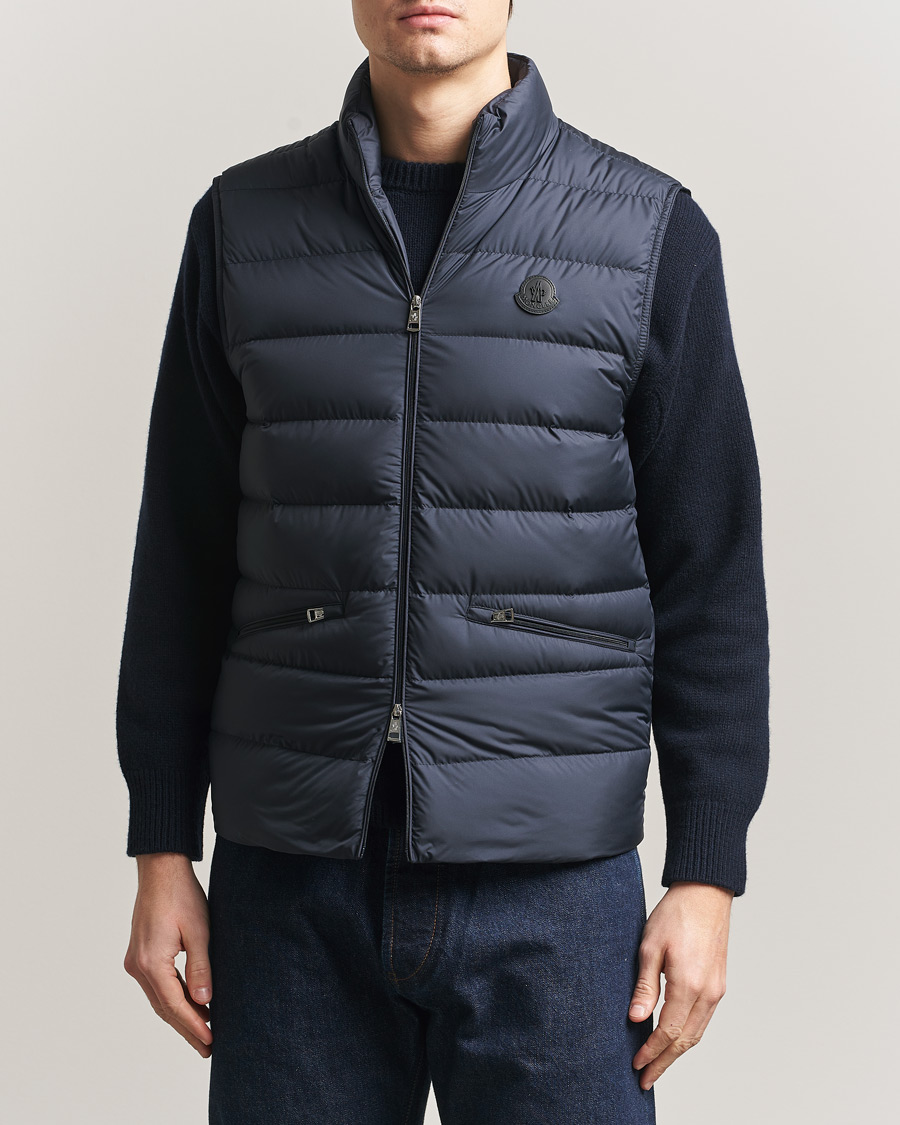 Uomini | Gilet | Moncler | Lechtal Down Vest Navy