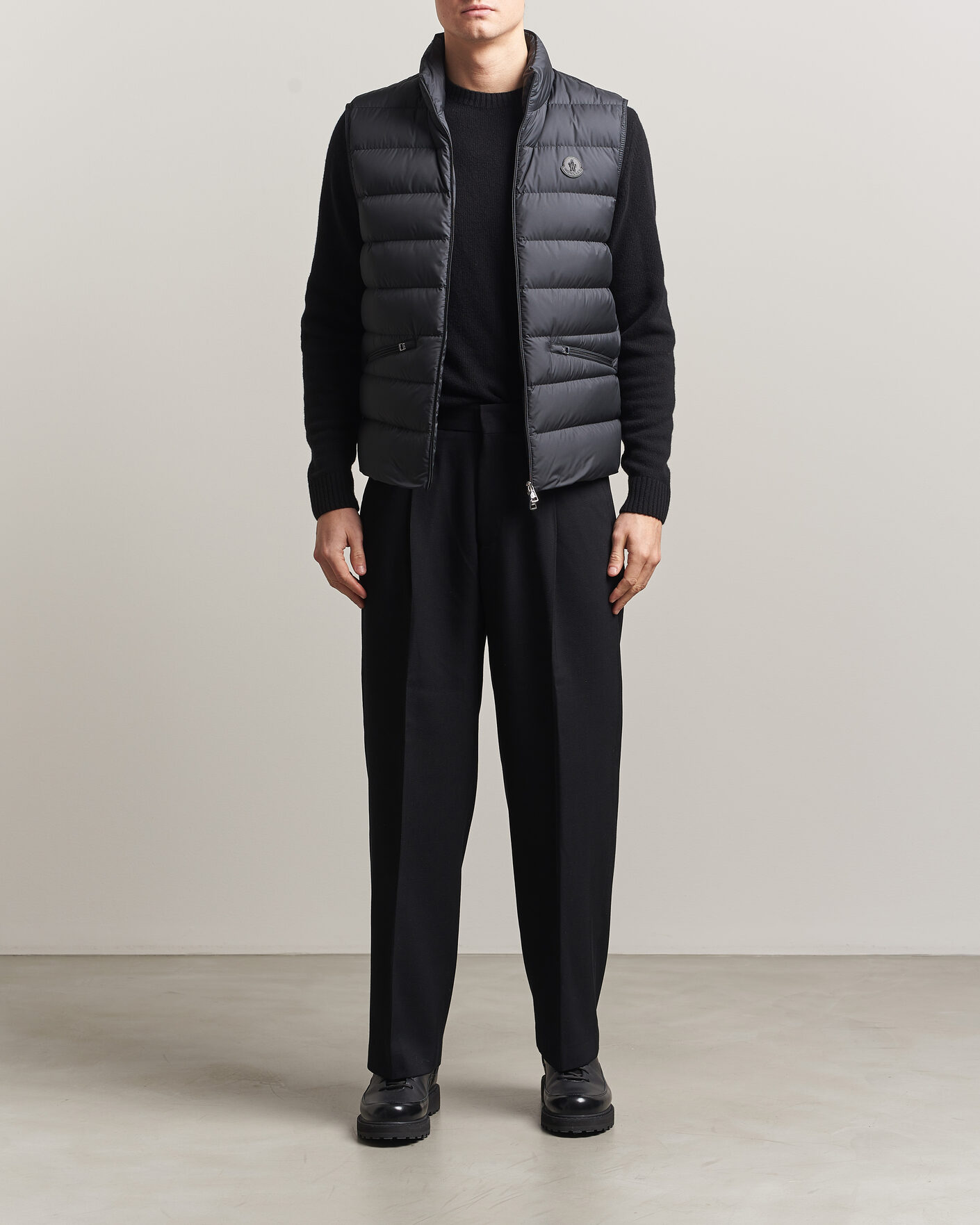 Uomini | Gilet | Moncler | Lechtal Down Vest Black