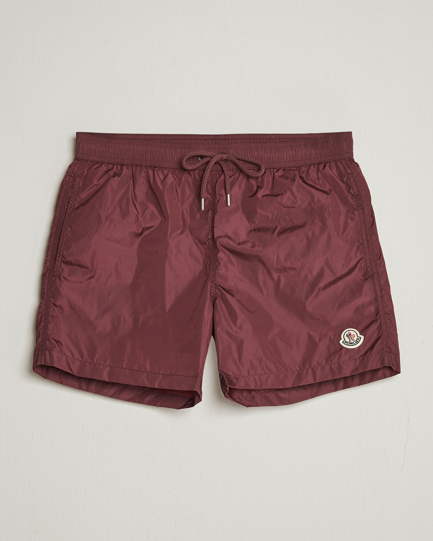 Uomini | Costumi da bagno | Moncler | Nylon Swim Shorts Burgundy