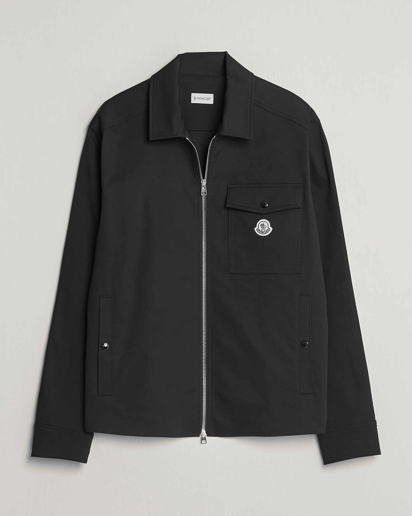 Uomini | Camicie | Moncler | Zip Overshirt Black