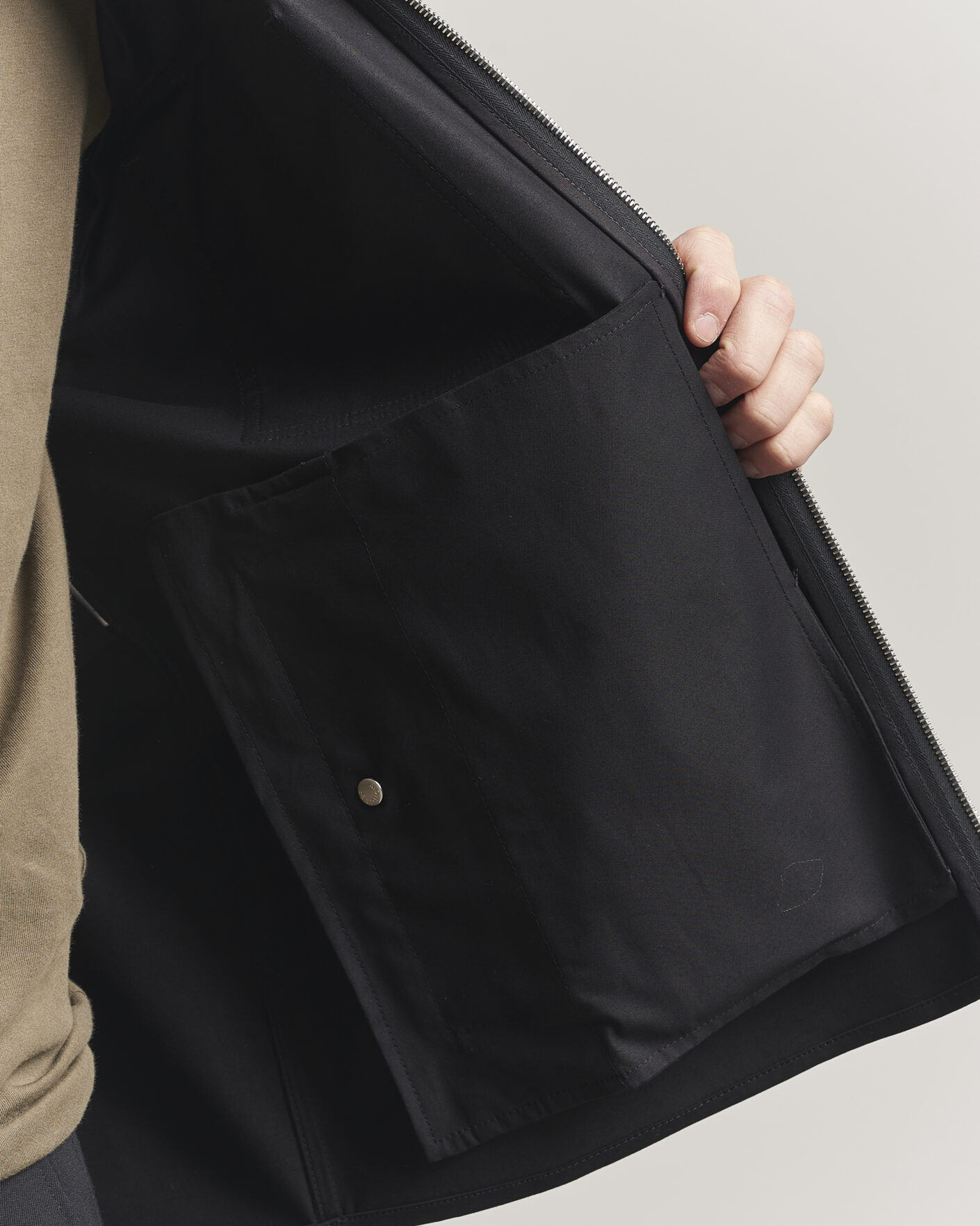 Uomini | Camicie | Moncler | Zip Overshirt Black