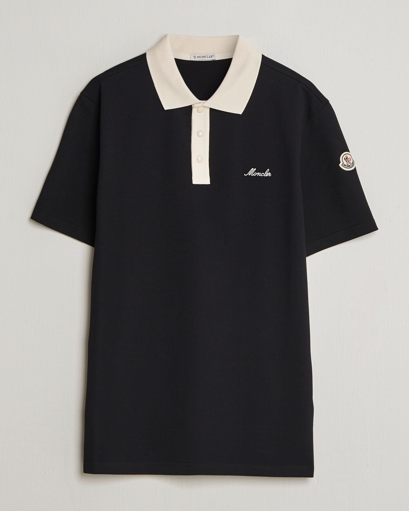 Uomini | Polo | Moncler | Signature Logo Polo Black