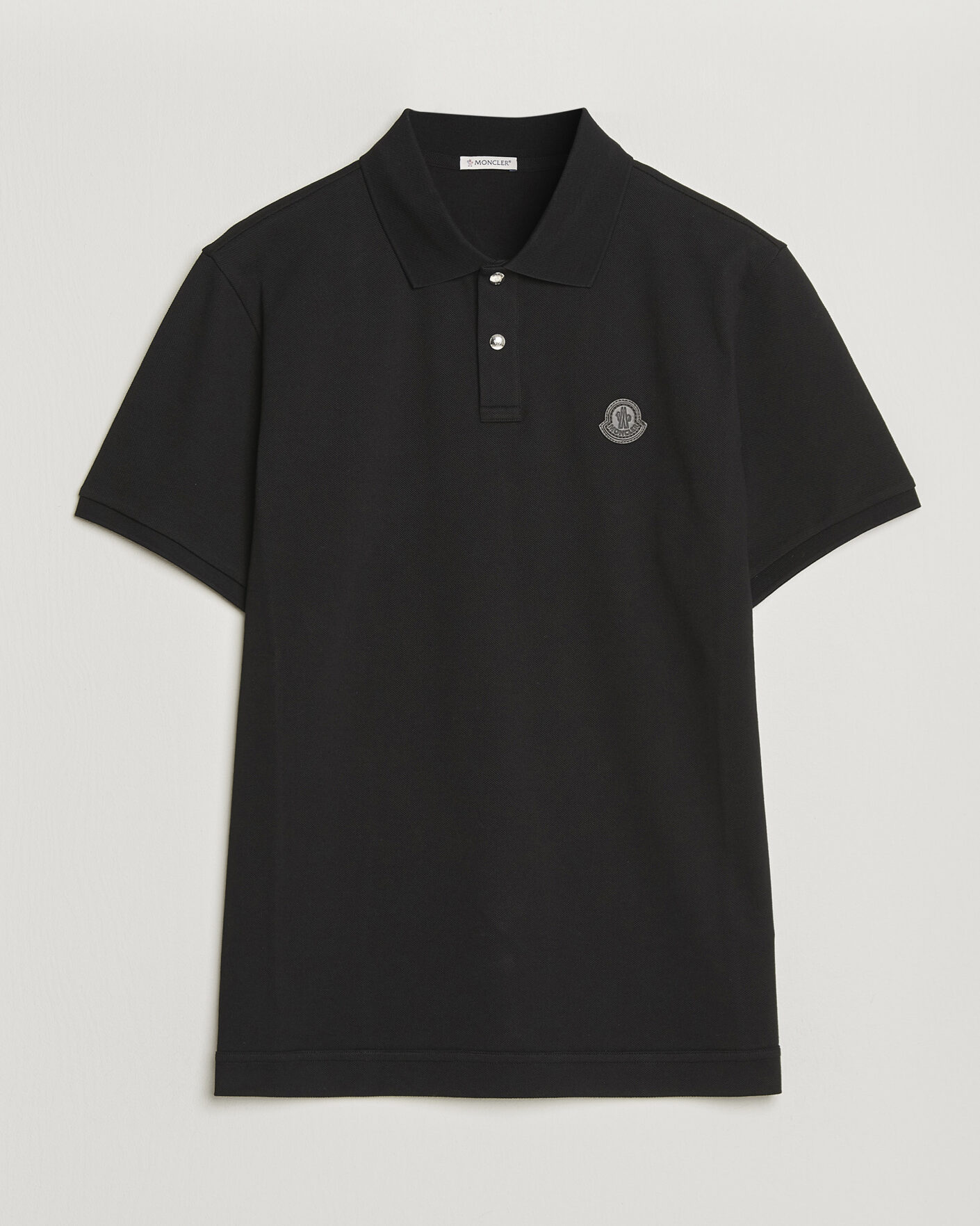 Uomini | Polo | Moncler | Luxury Logo Polo Black