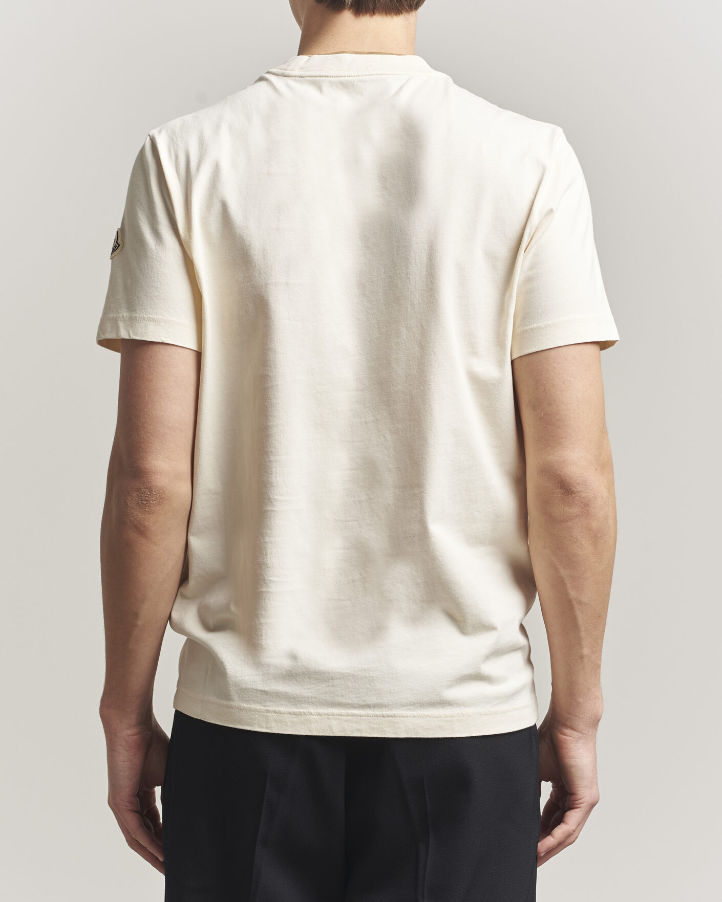 Uomini | T-shirt | Moncler | Signature Logo T-Shirt Off White