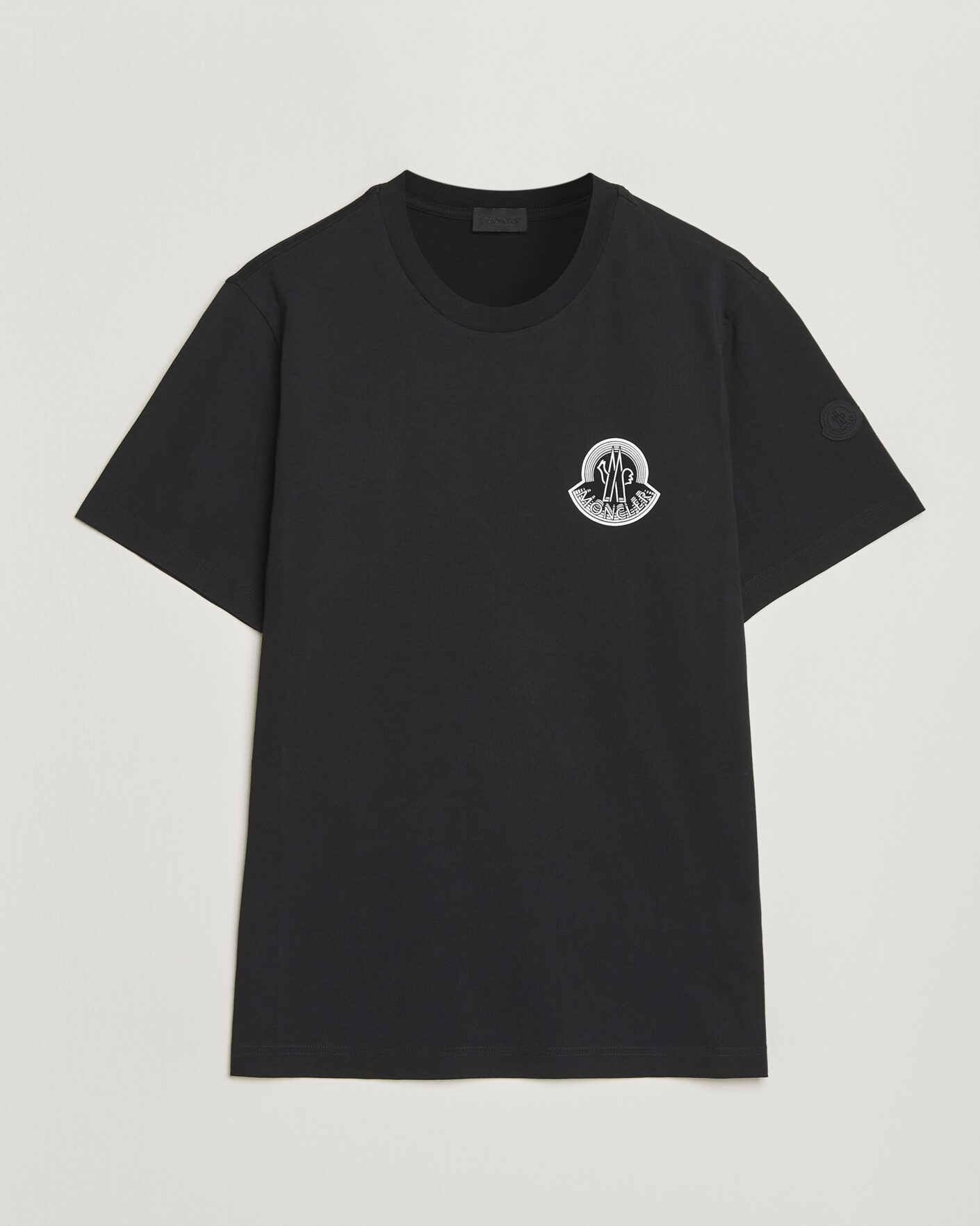 Uomini | T-shirt | Moncler | 3D Logo T-Shirt Black