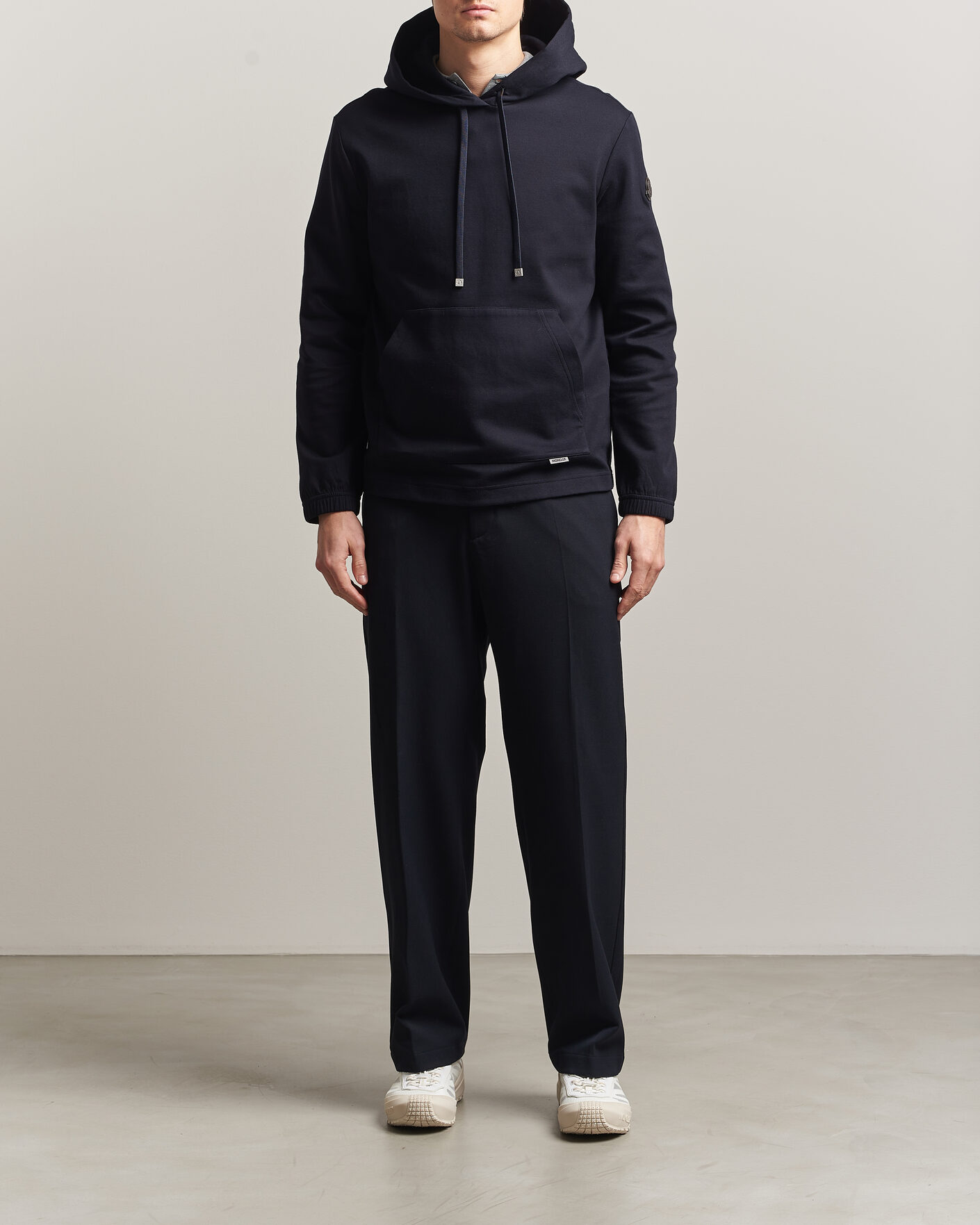 Uomini | Maglieria | Moncler | Luxury Sweat Hoodie Navy