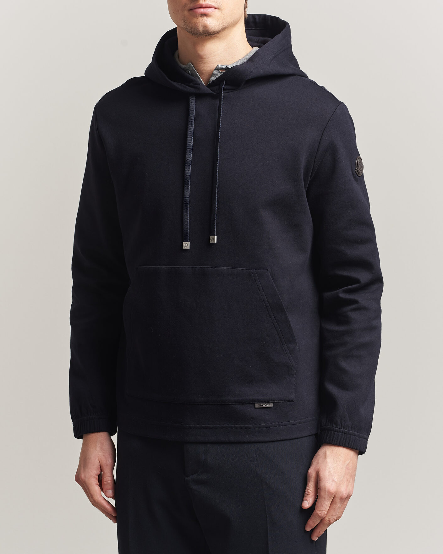 Uomini | Maglieria | Moncler | Luxury Sweat Hoodie Navy