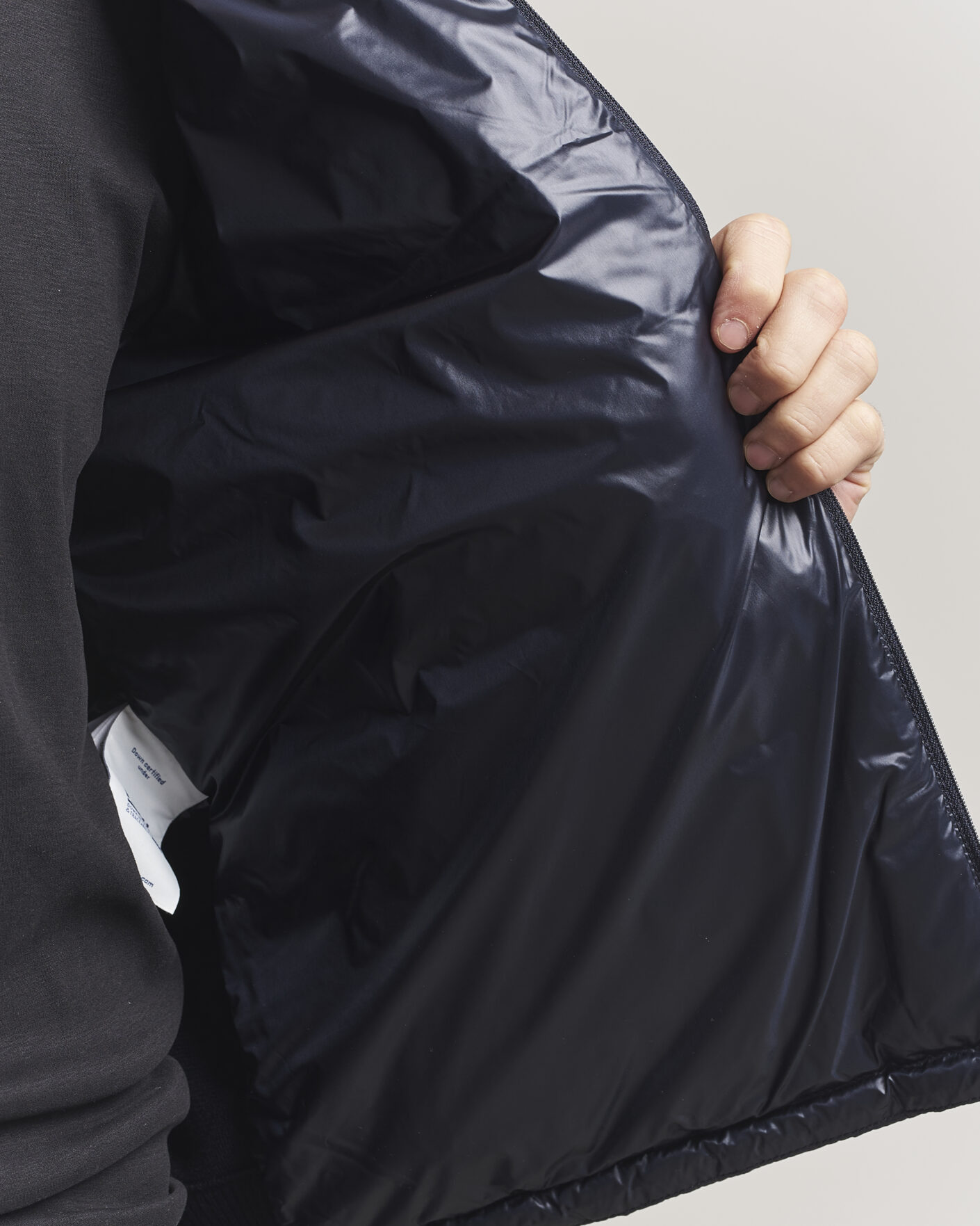 Uomini | Giacche | Moncler | Hybrid Laque Zip Cardigan Navy