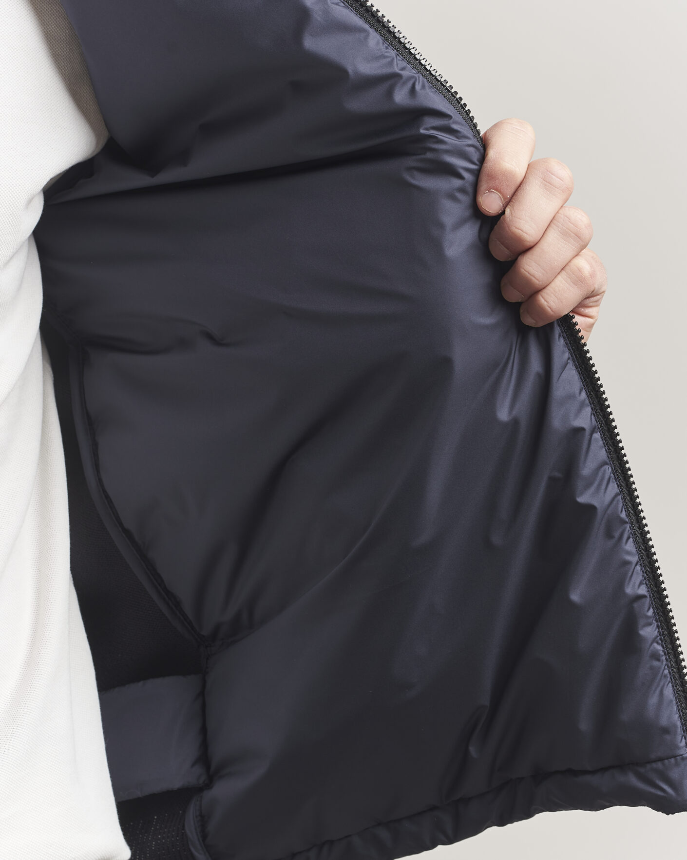 Uomini | Giacche | Moncler | Hybrid Zip Cardigan Navy