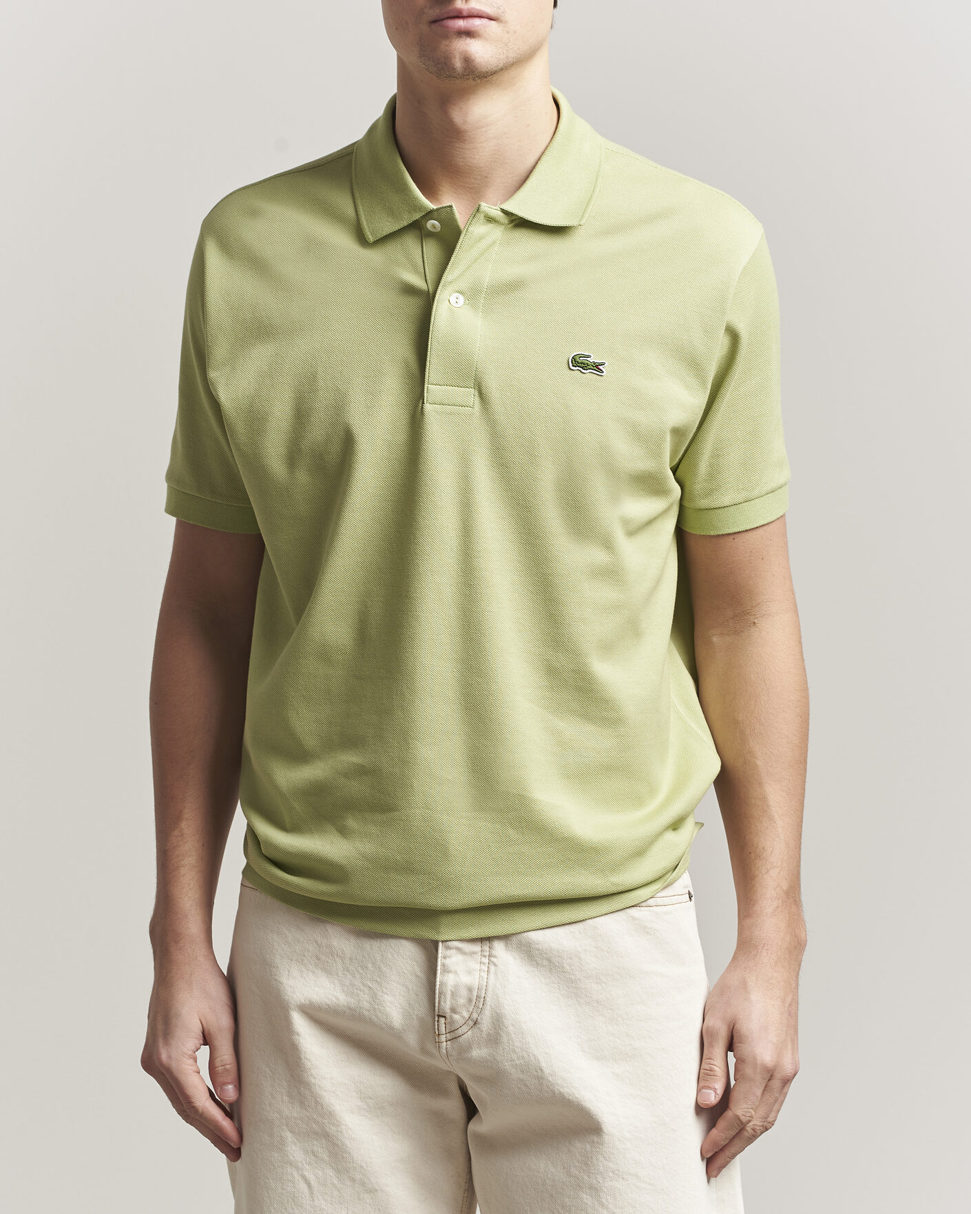 Uomini | Polo | Lacoste | Original Polo Piké Birch Green