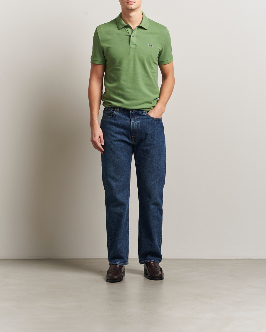 Uomini | Polo | Lacoste | Slim Fit Polo Piké Lettuce