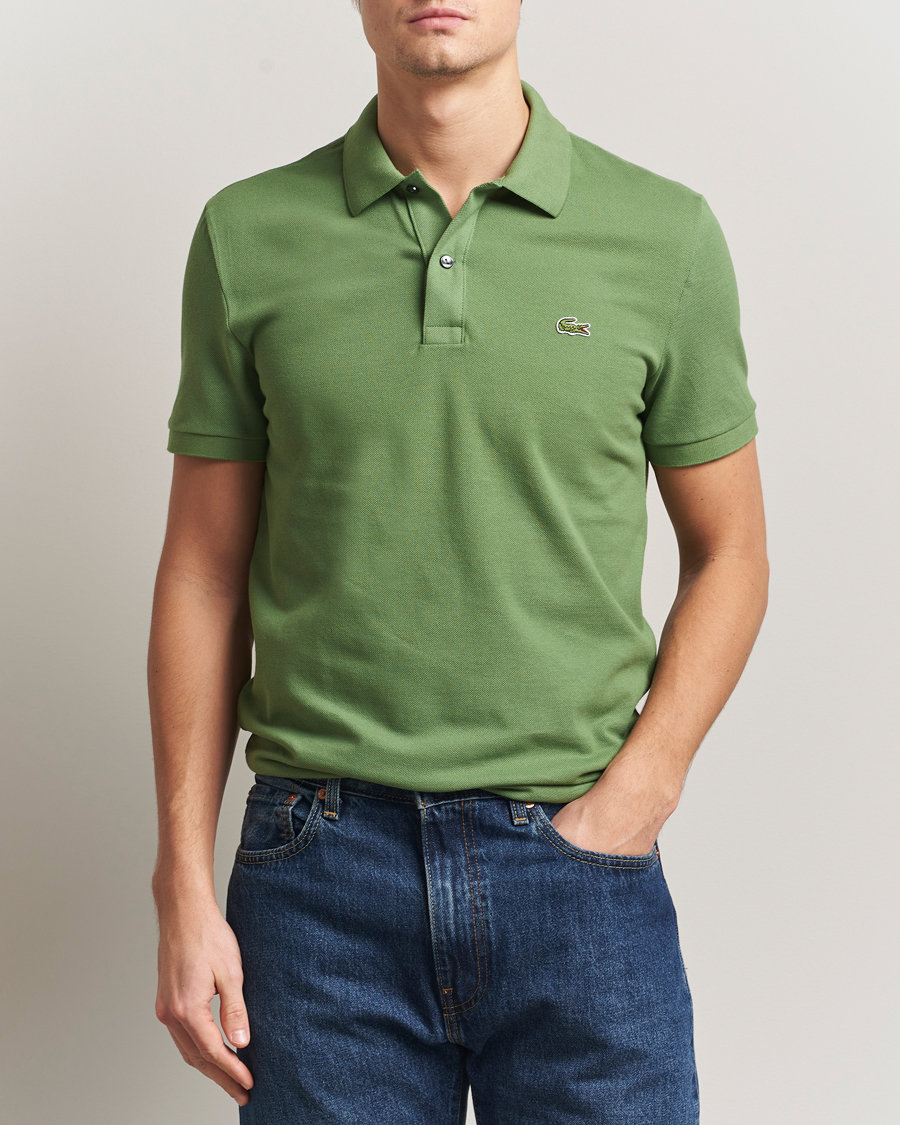 Uomini | Polo | Lacoste | Slim Fit Polo Piké Lettuce