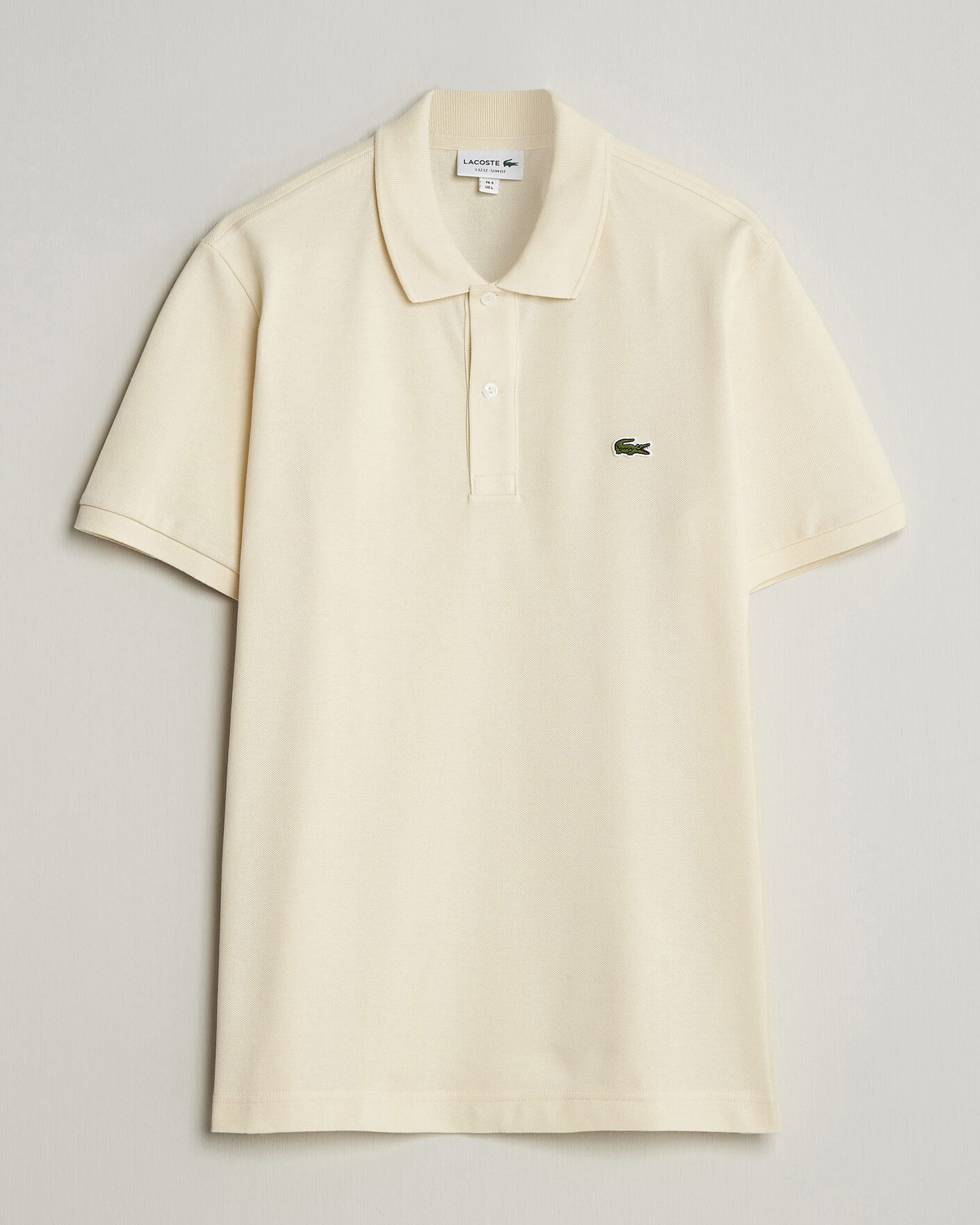 Uomini | Polo | Lacoste | Slim Fit Polo Piké Naturel Clair