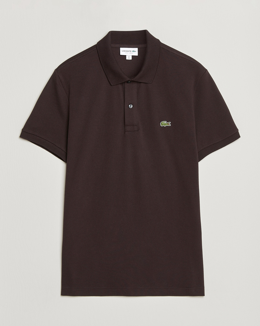 Uomini | Polo | Lacoste | Slim Fit Polo Piké Buffle Brown