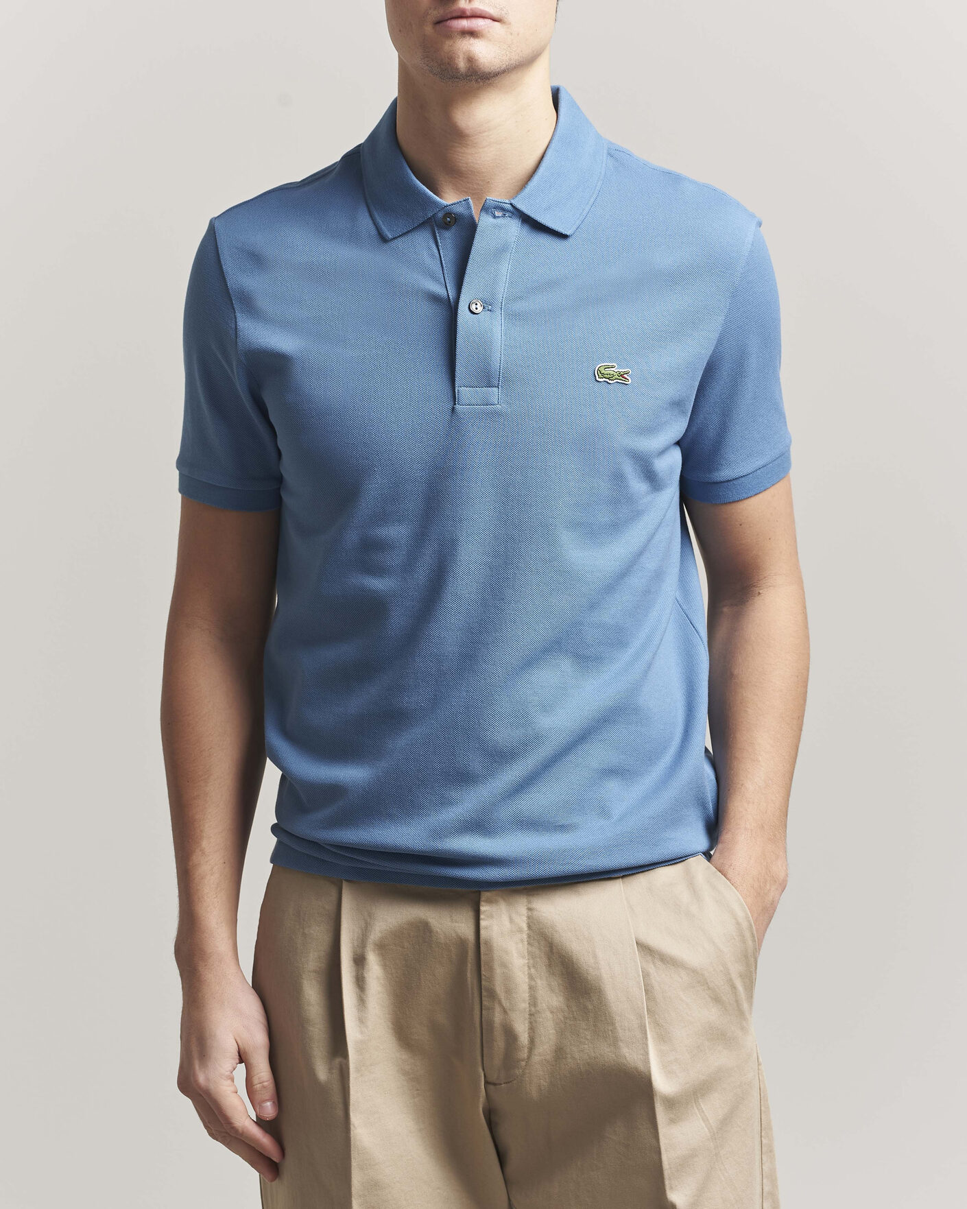 Uomini | Polo | Lacoste | Slim Fit Polo Piké Abyss Blue
