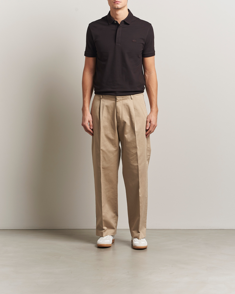 Uomini | Polo | Lacoste | Paris Polo Piké Buffle Brown