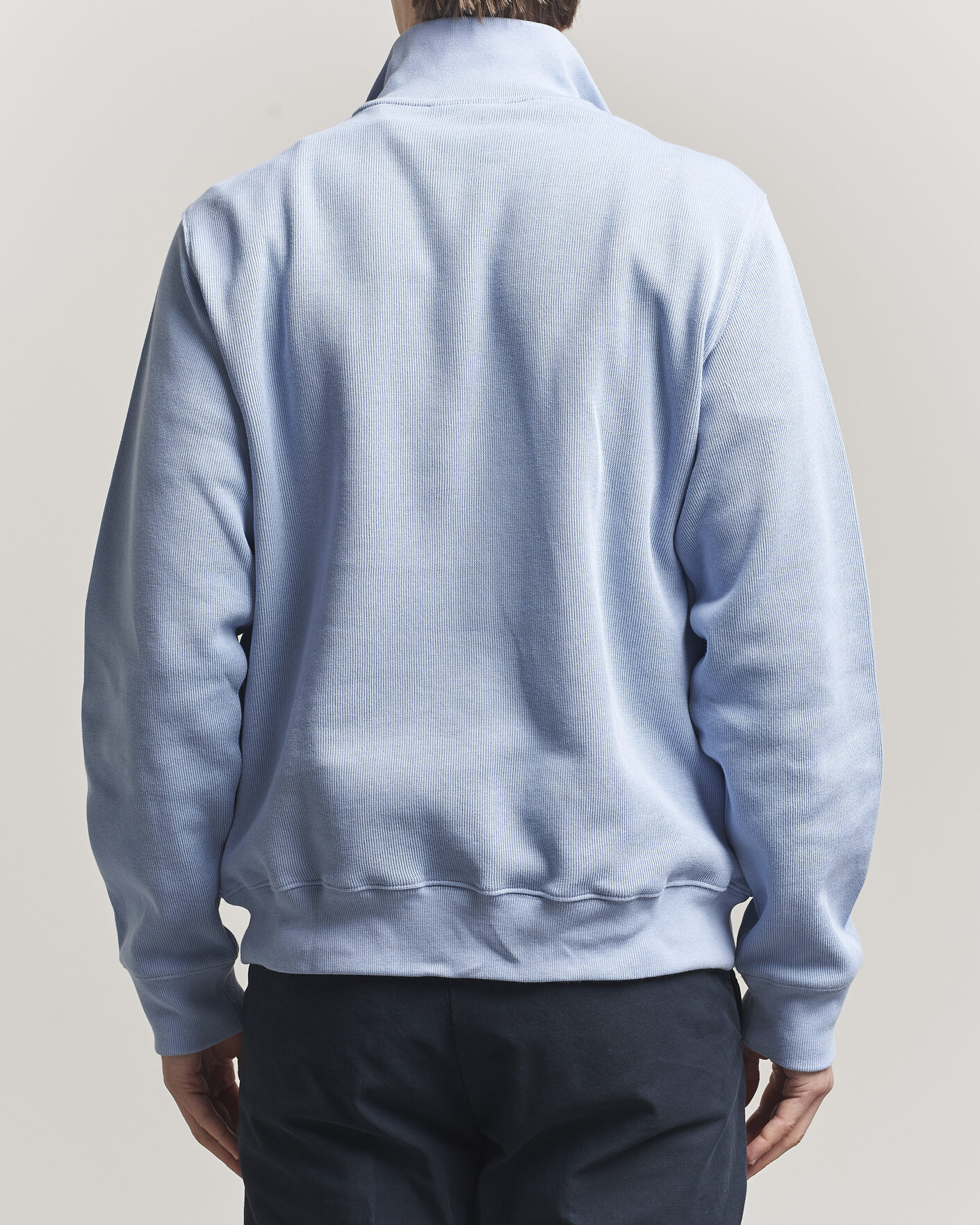 Uomini | Maglieria | Lacoste | Rib Interlock Half Zip Aphylla Blue