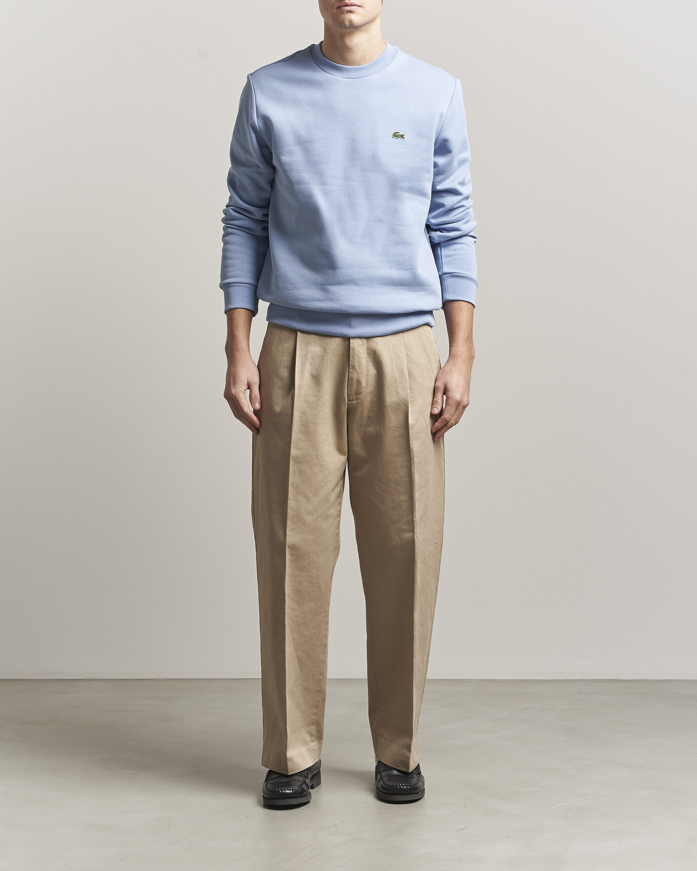 Uomini | Maglieria | Lacoste | Crew Neck Sweatshirt Aphylla Blue