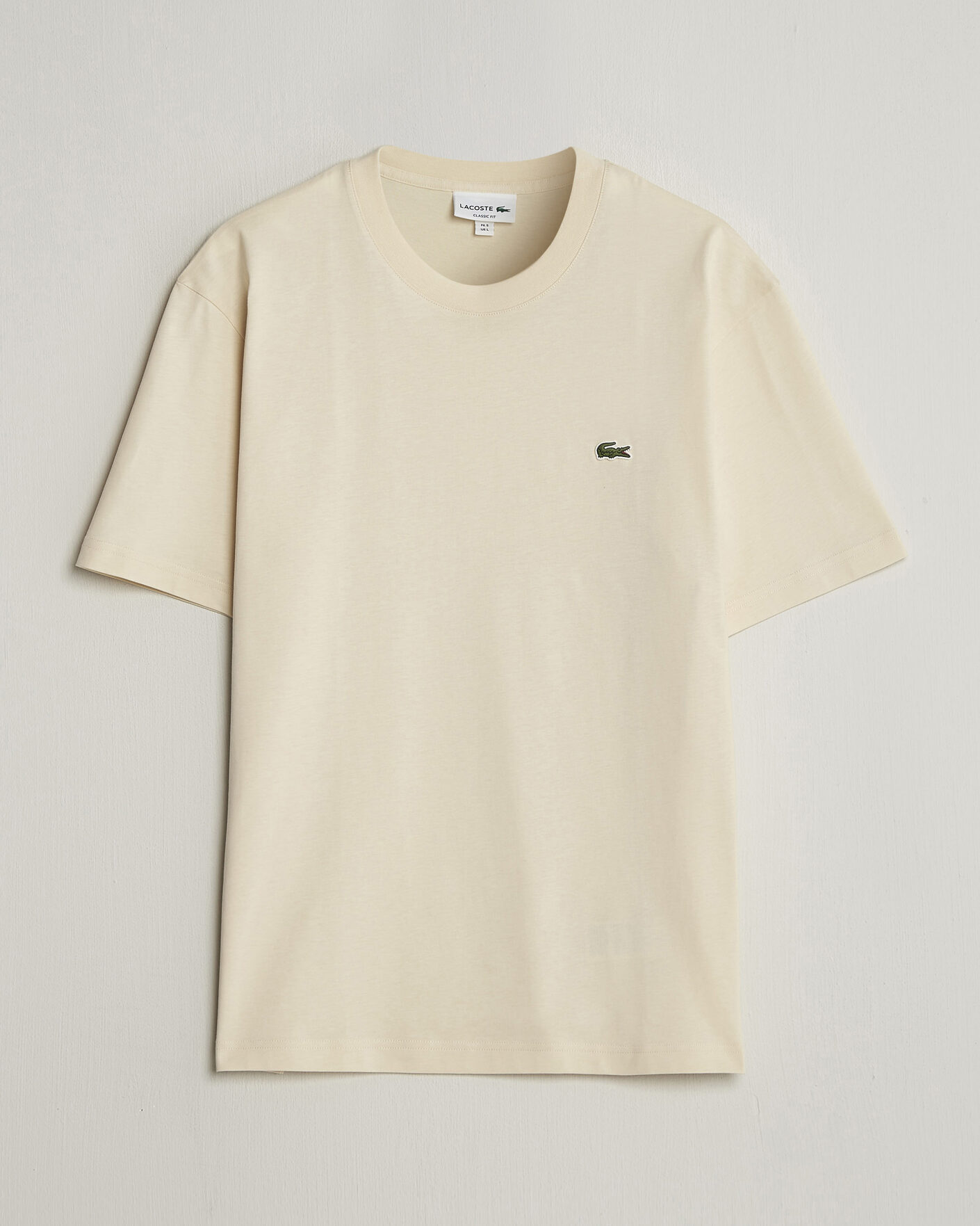 Uomini | T-shirt | Lacoste | Crew Neck T-Shirt Naturel Clair