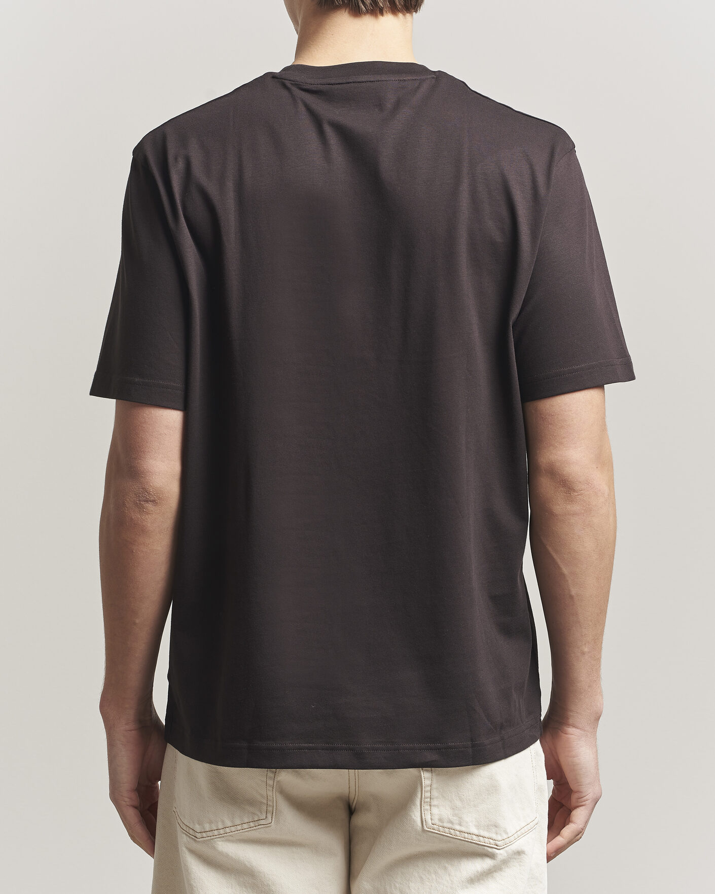 Uomini | T-shirt | Lacoste | Crew Neck T-Shirt Buffle Brown