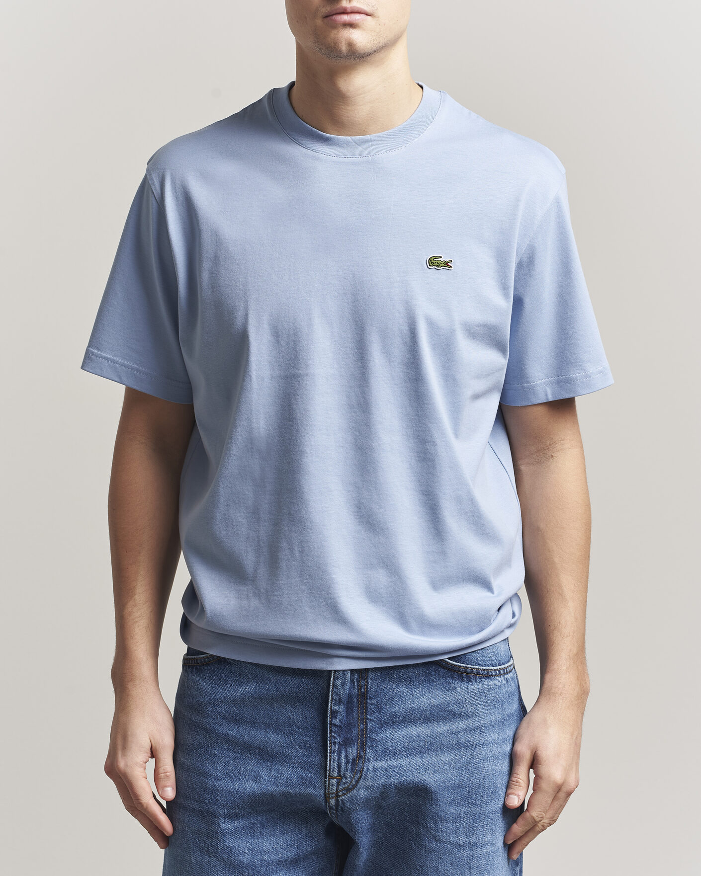 Uomini | T-shirt | Lacoste | Crew Neck T-Shirt Aphylla Blue
