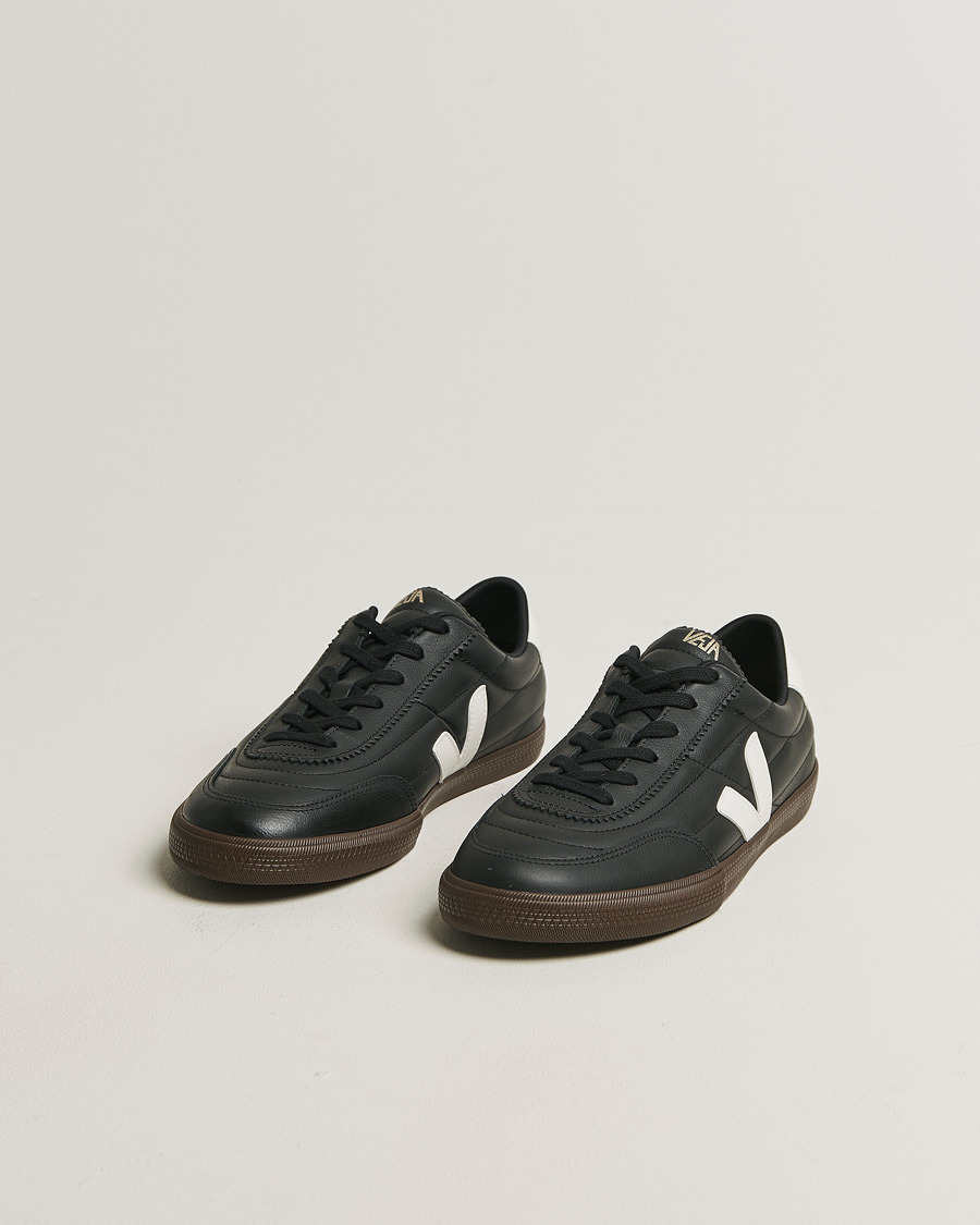 Uomini | Sneakers | Veja | Panenka Leather Sneaker Black/White