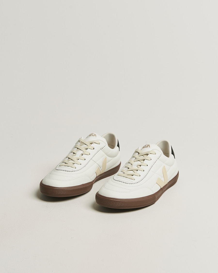 Uomini | Sneakers | Veja | Panenka Leather Sneaker White/Black Bark