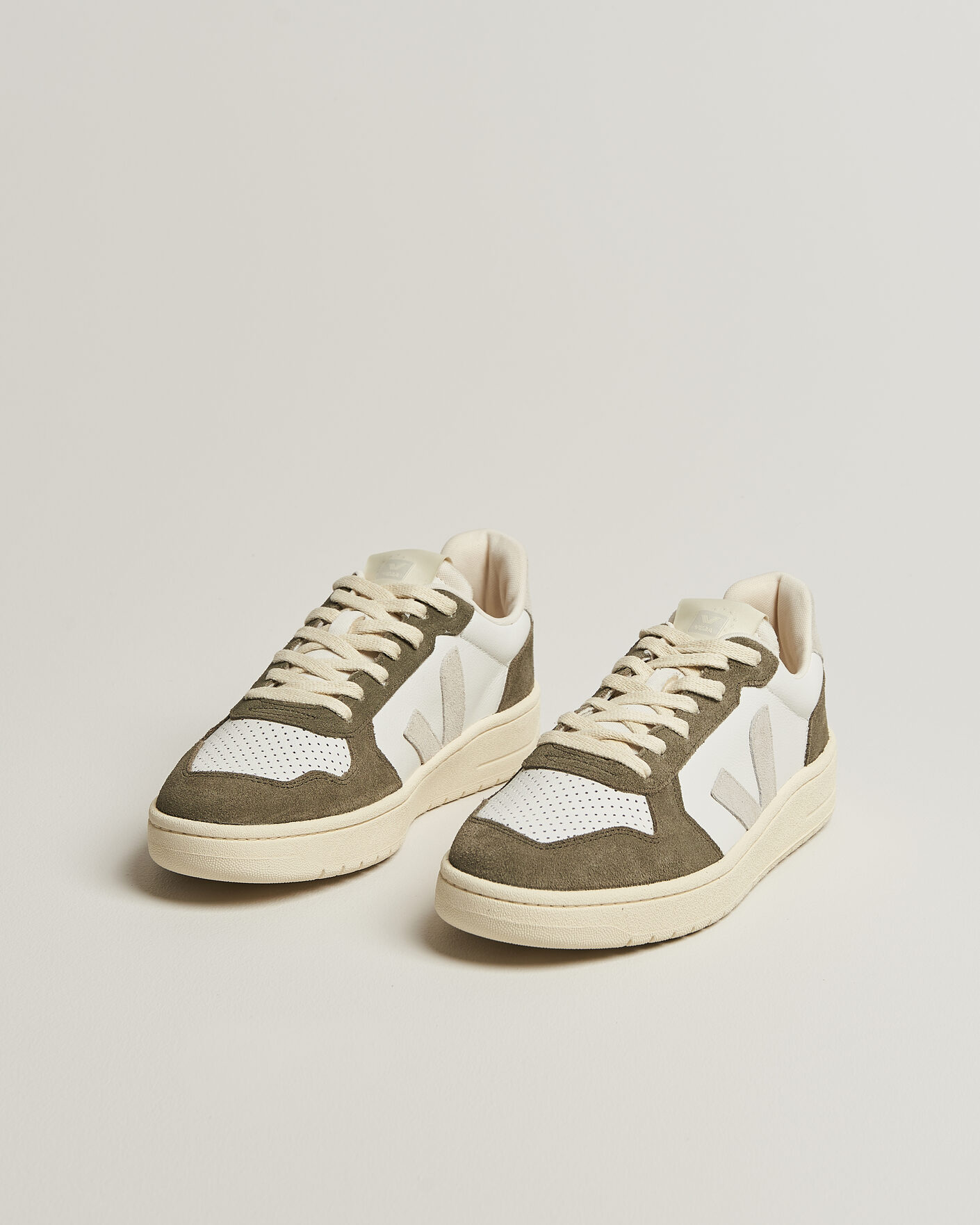 Uomini | Sneakers | Veja | V-82 Sneaker White/Natural Khaki
