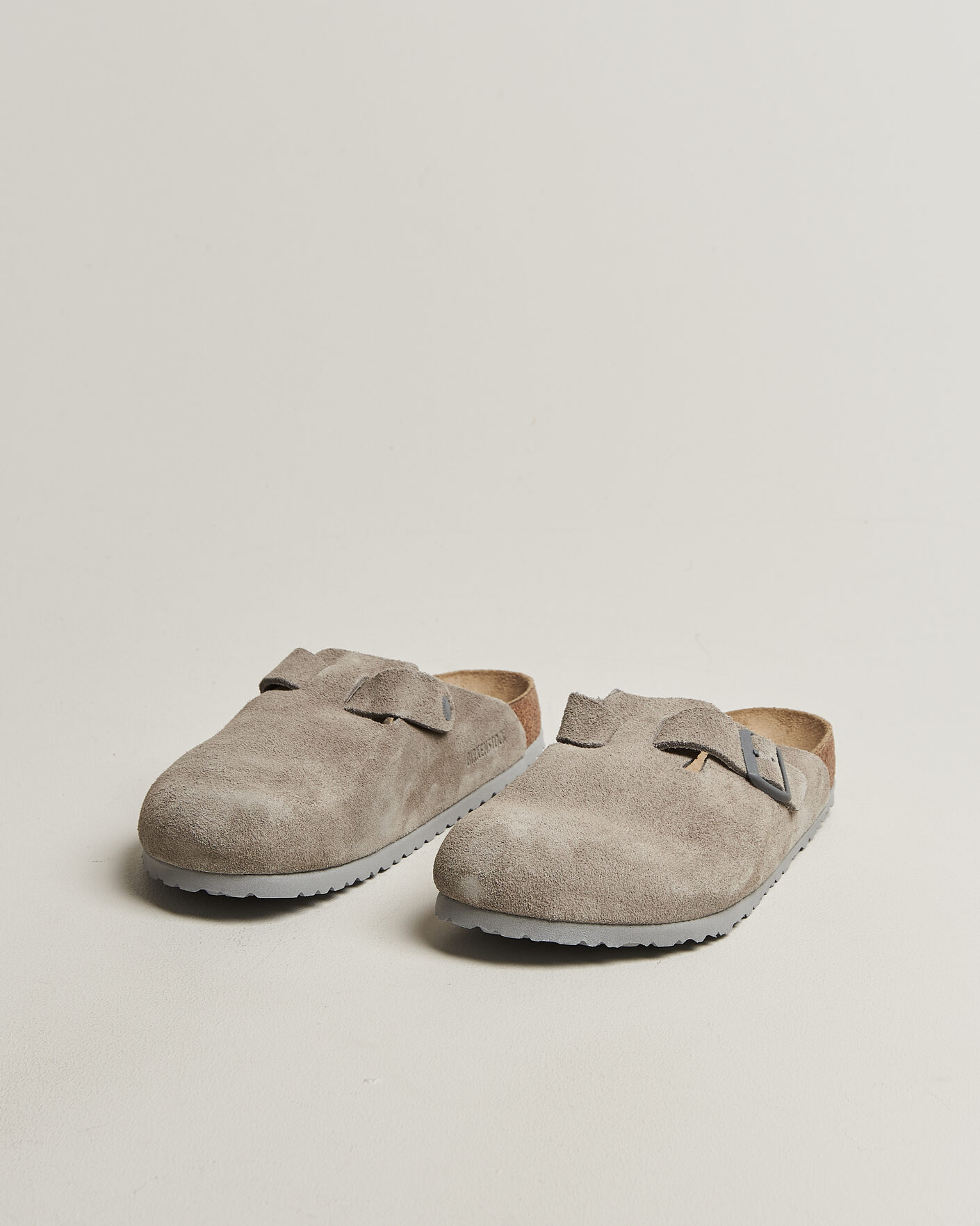 Uomini | Sandali & Diapositive | BIRKENSTOCK | Boston Soft Footbed Stone Coin Suede