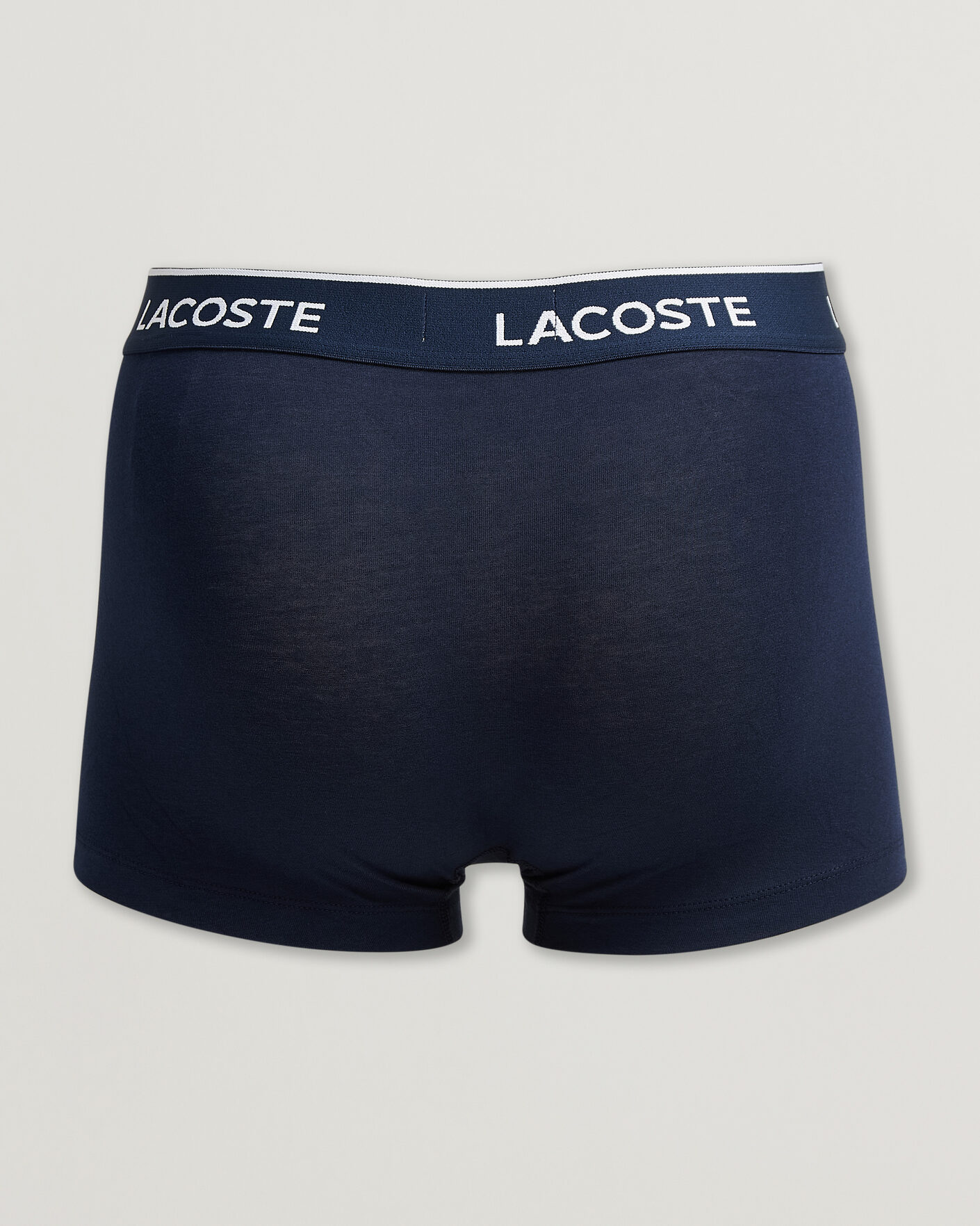 Uomini | Biancheria intima | Lacoste | 3-Pack Stretch Cotton Trunks Navy Blue