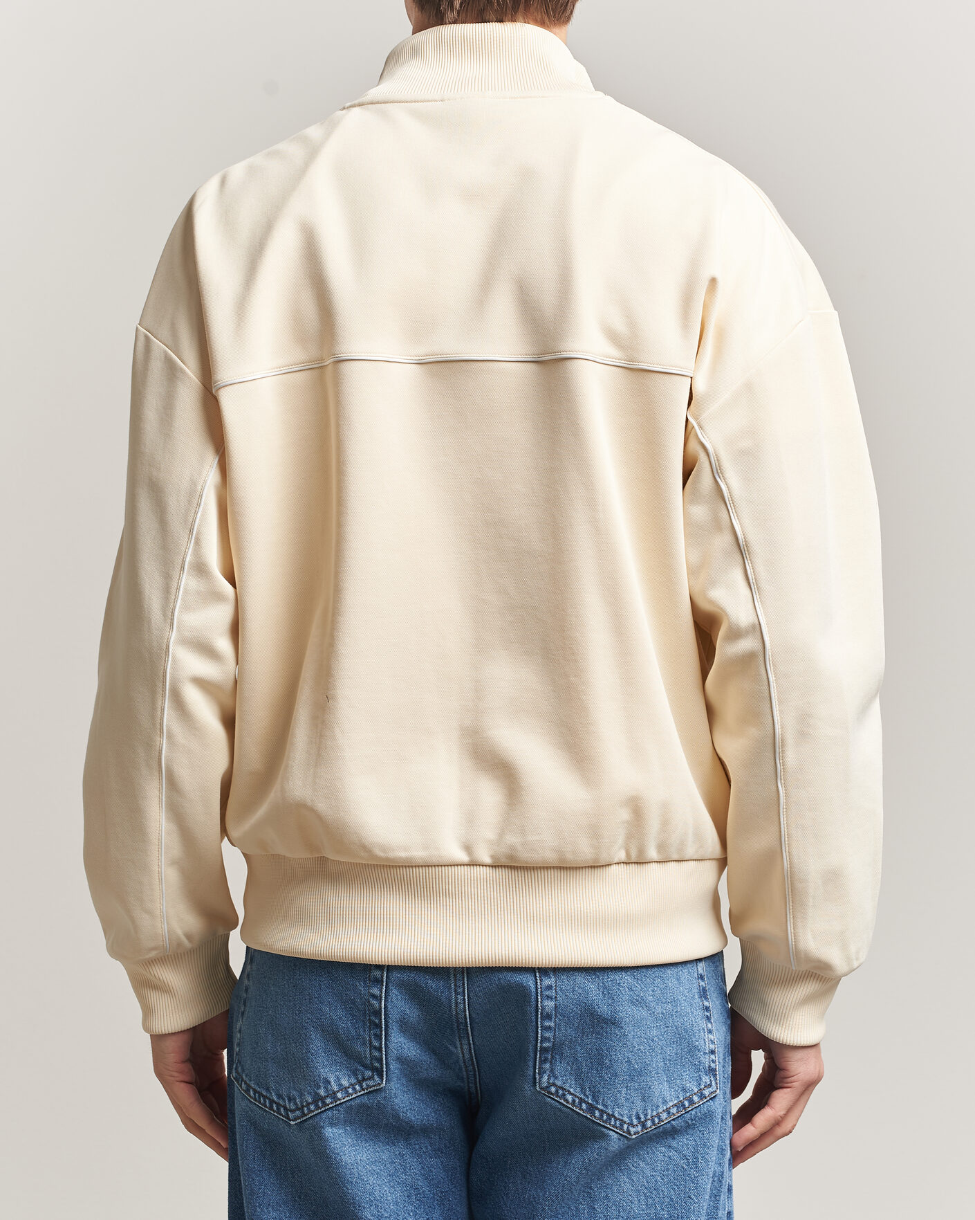 Uomini | Maglieria | Lacoste | Piqué Track Jacket Naturel Clair