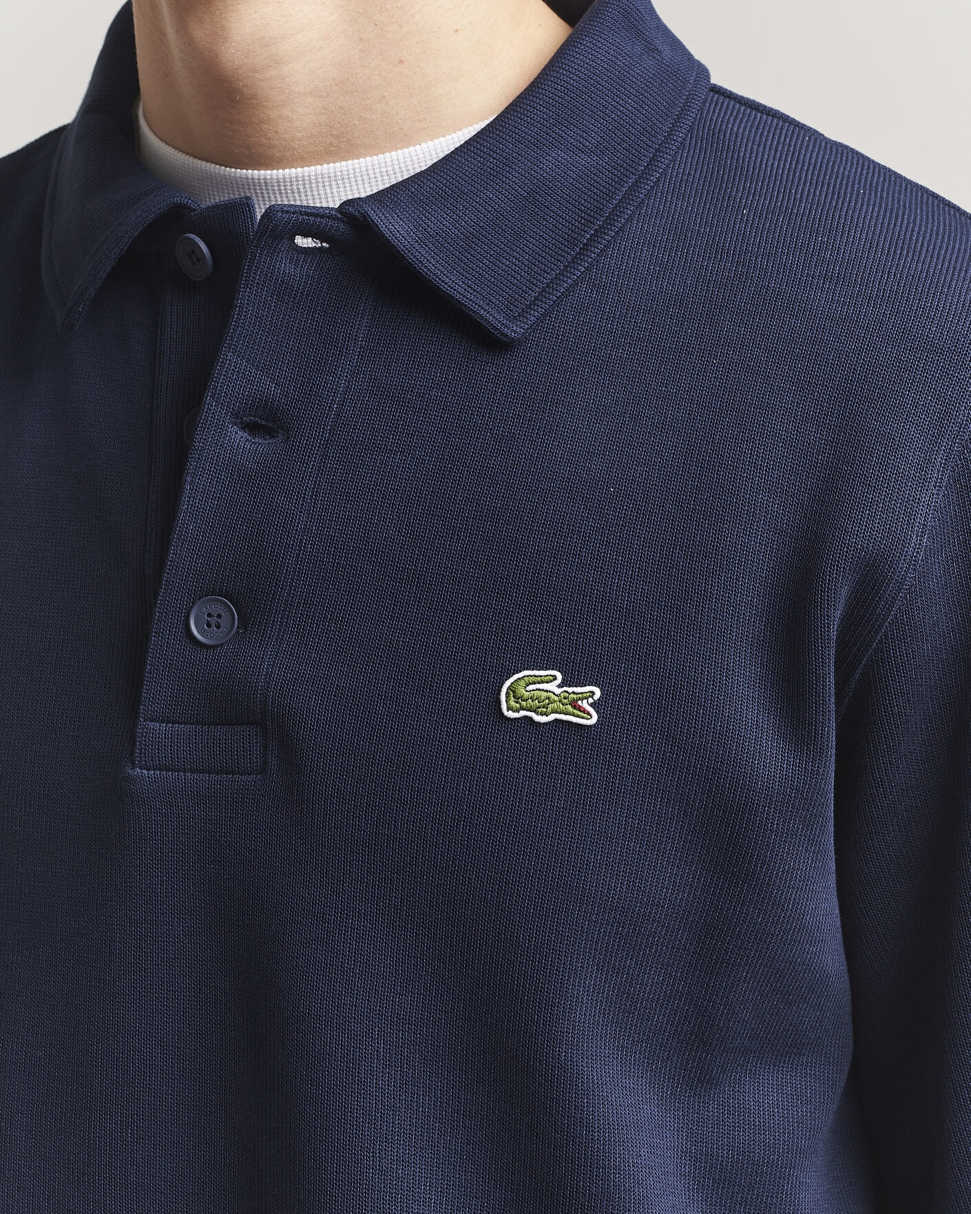 Uomini | Maglieria | Lacoste | Polo Sweater Navy Blue