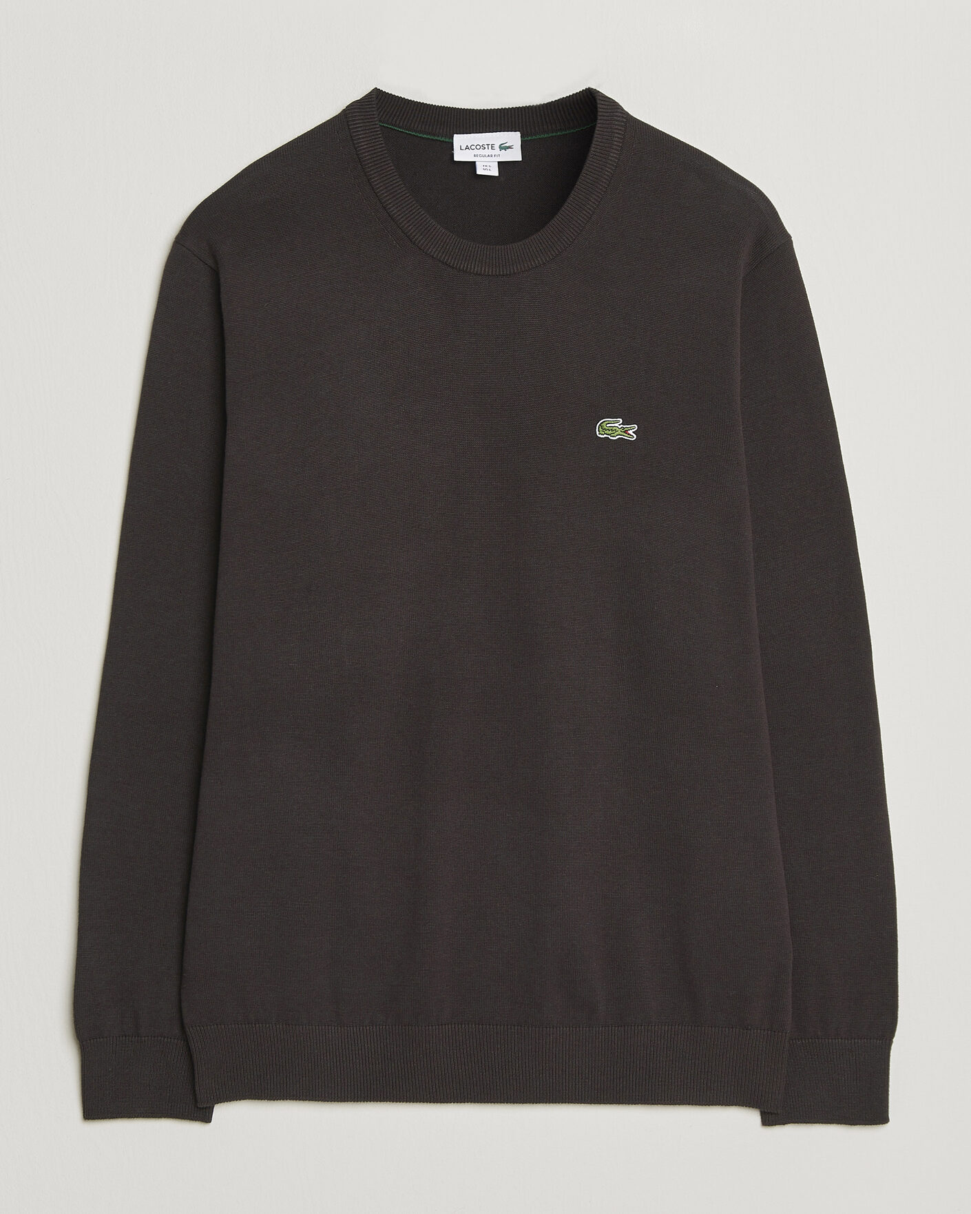 Uomini | Maglieria | Lacoste | Cotton Knitted Sweater Buffalo Brown